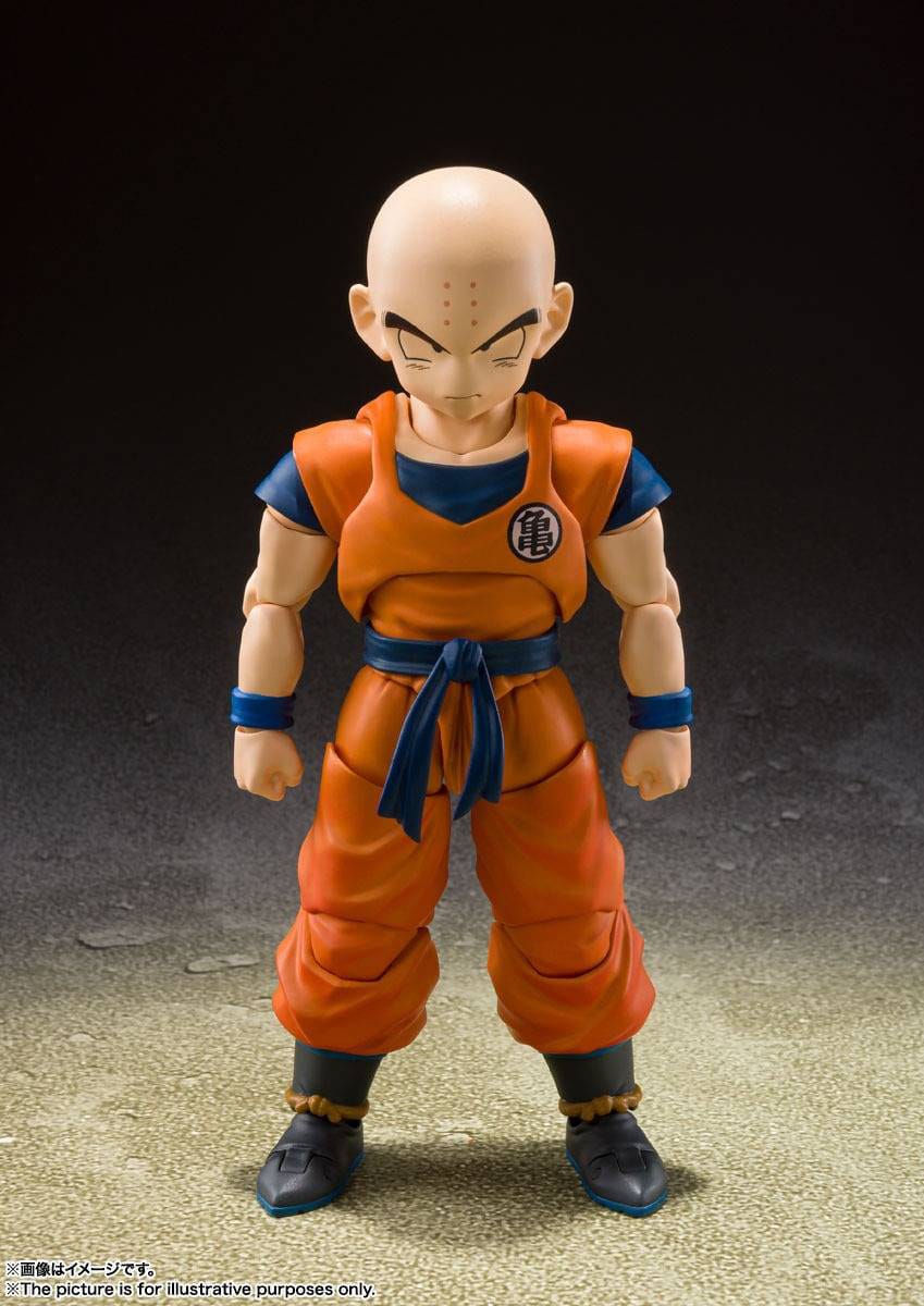 Dragon Ball Z S.H. Figuarts Actionfigur Krillin-Earth's Strongest Man 12 cm Figmas Yokina