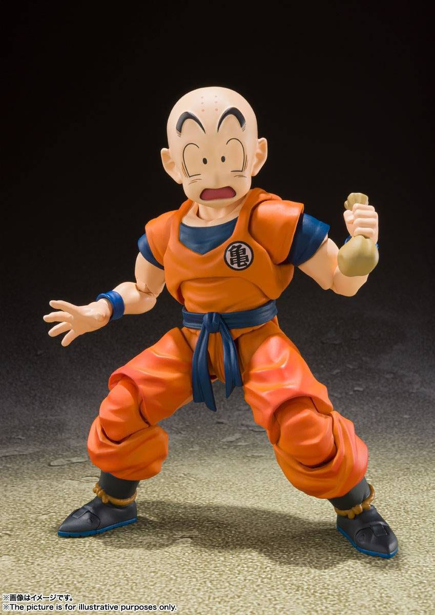Dragon Ball Z S.H. Figuarts Actionfigur Krillin-Earth's Strongest Man 12 cm Figmas Yokina