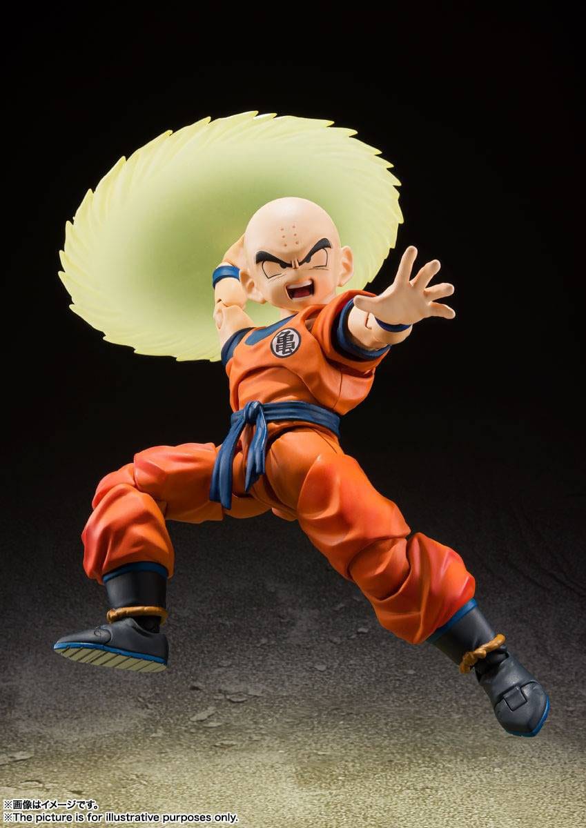 Dragon Ball Z S.H. Figuarts Actionfigur Krillin-Earth's Strongest Man 12 cm Figmas Yokina
