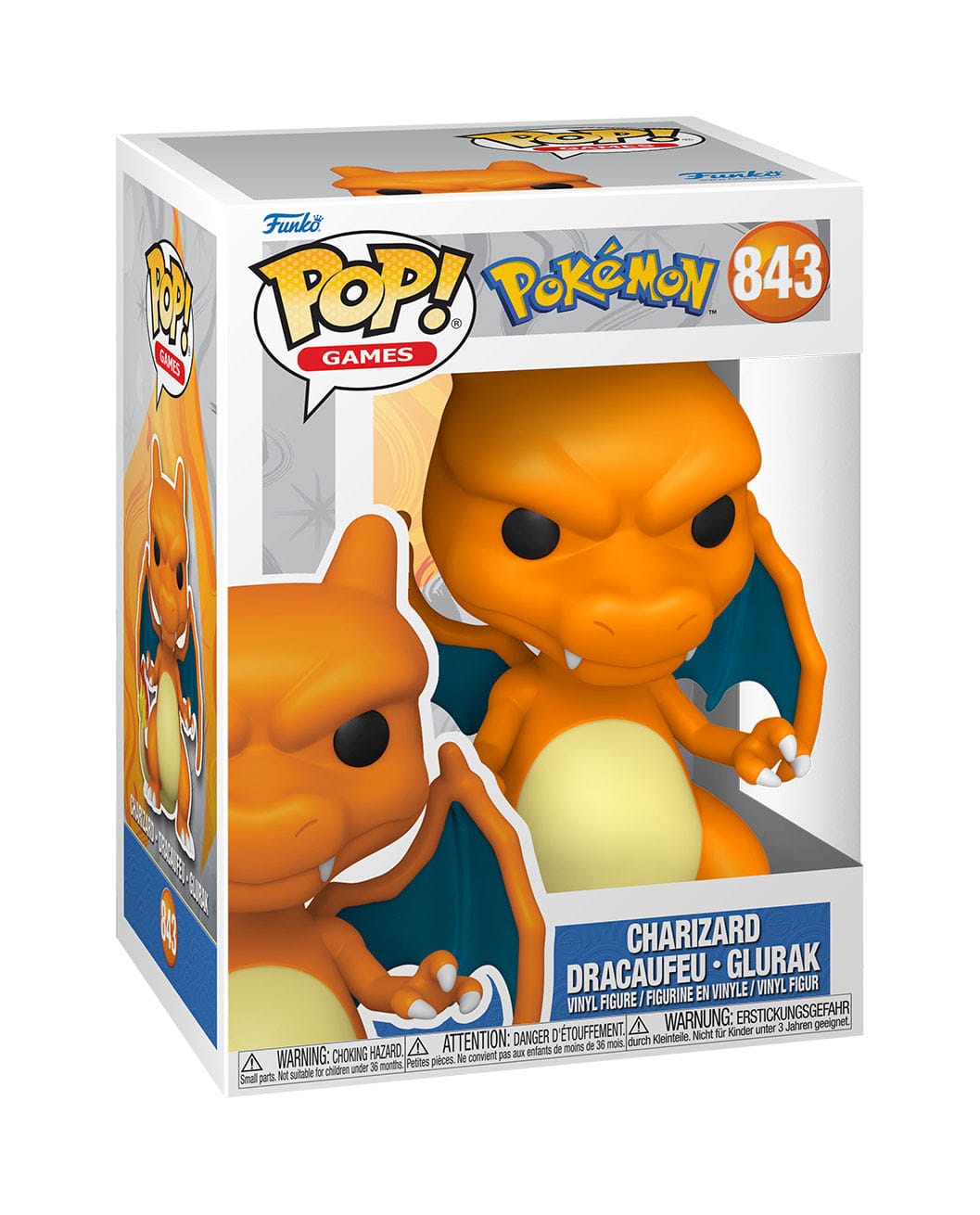 Pokémon POP! Games Vinyl Figur Glurak (EMEA) 9 cm Funko POP! Yokina