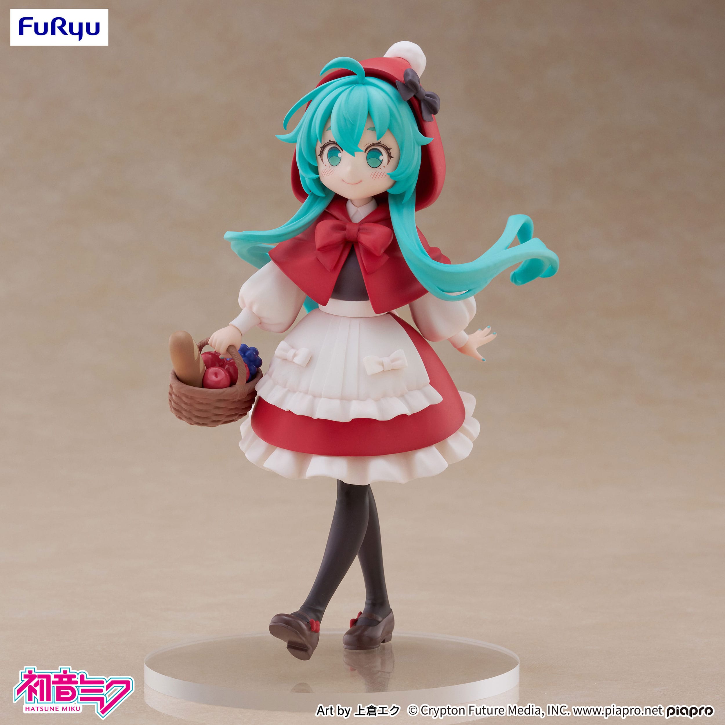 Hatsune Miku Desktop Fairy PVC Statue Hatsune Miku Little red riding hood Ver. 16 cm Prizefiguren Yokina