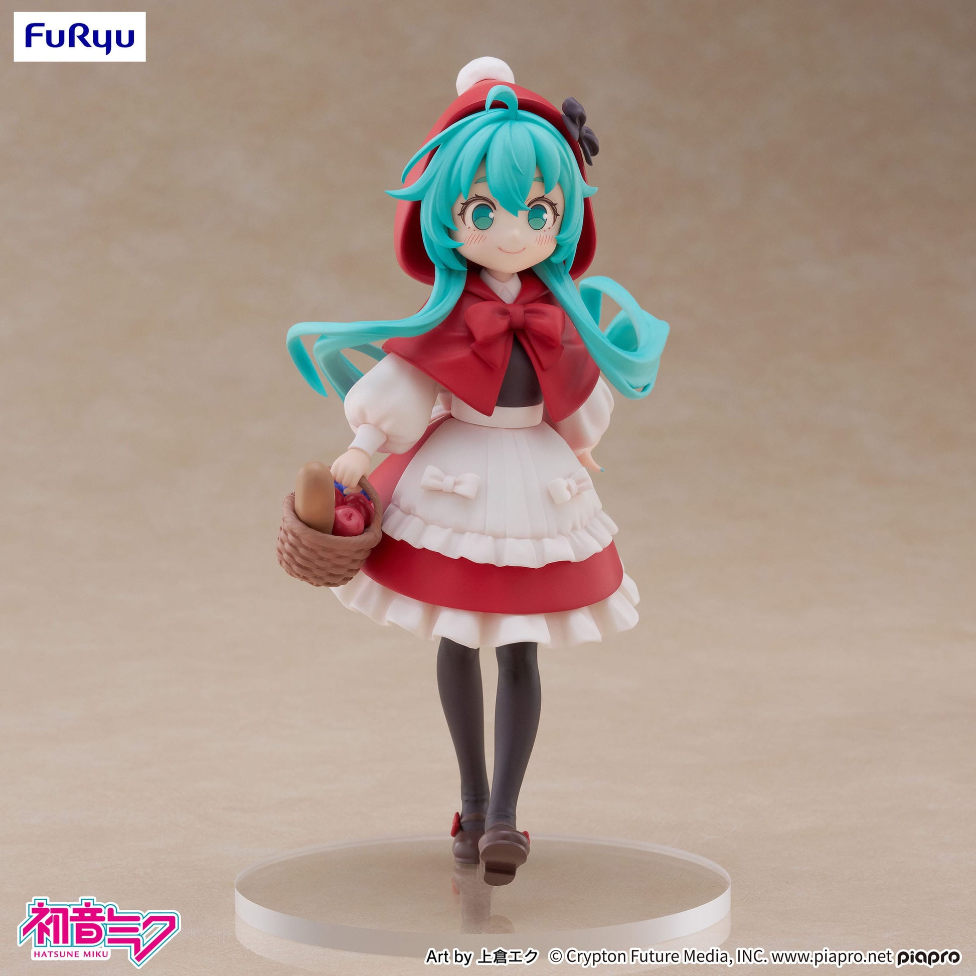 Hatsune Miku Desktop Fairy PVC Statue Hatsune Miku Little red riding hood Ver. 16 cm Prizefiguren Yokina