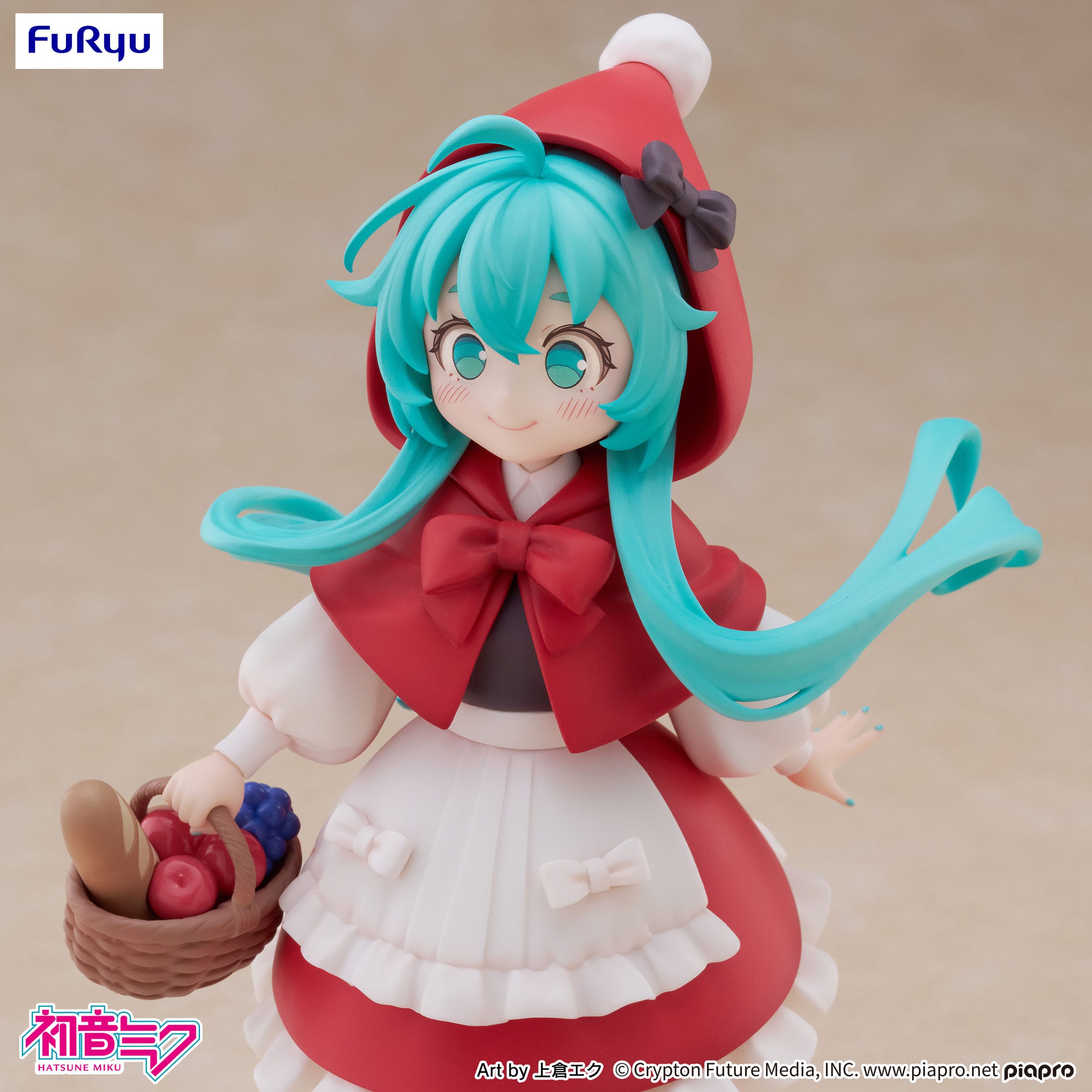 Hatsune Miku Desktop Fairy PVC Statue Hatsune Miku Little red riding hood Ver. 16 cm Prizefiguren Yokina