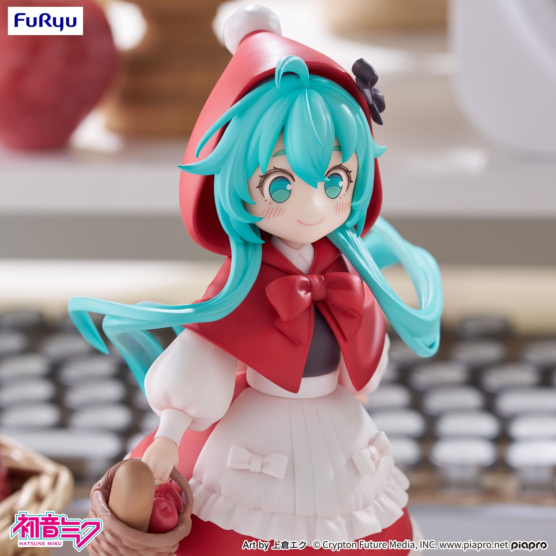 Hatsune Miku Desktop Fairy PVC Statue Hatsune Miku Little red riding hood Ver. 16 cm Prizefiguren Yokina