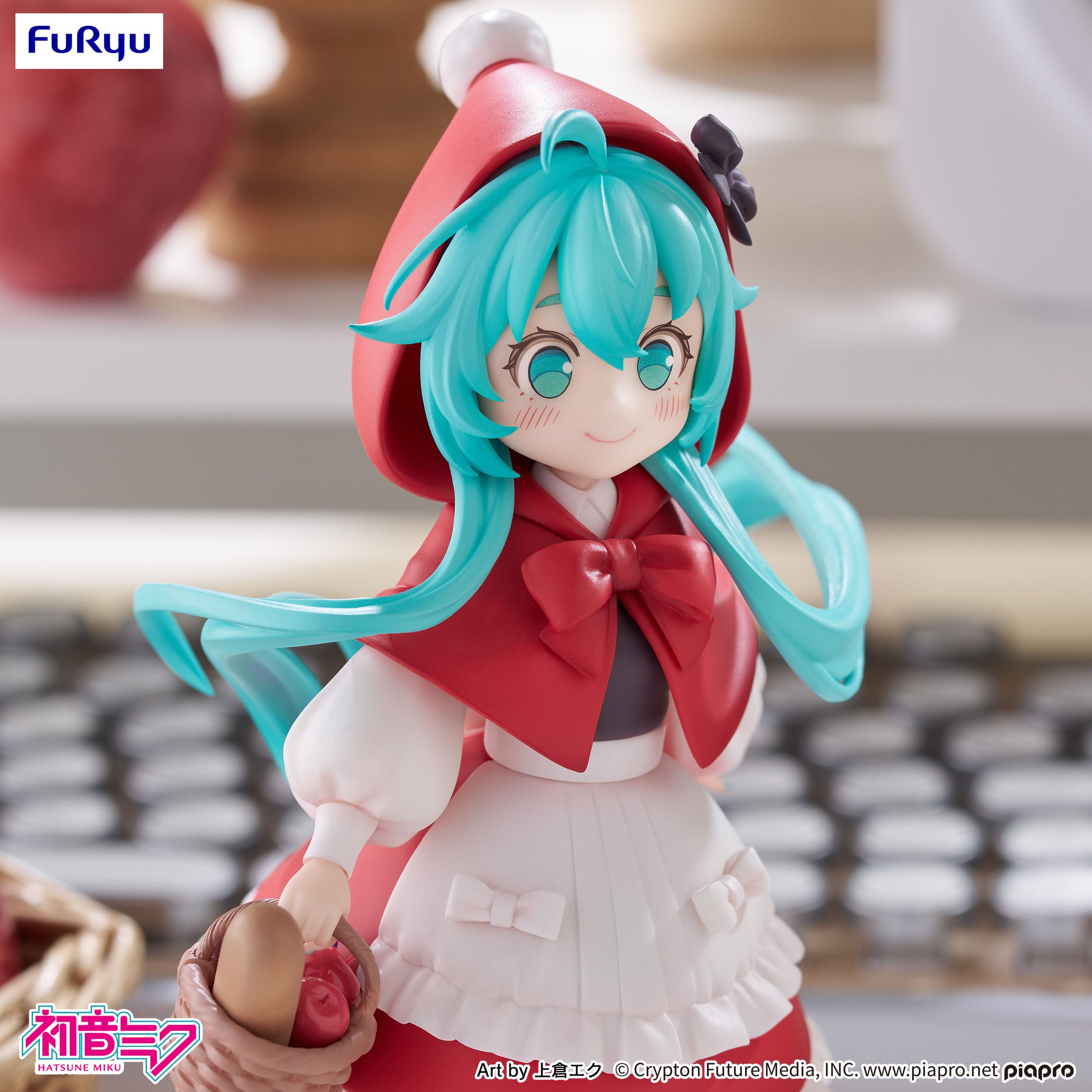 Hatsune Miku Desktop Fairy PVC Statue Hatsune Miku Little red riding hood Ver. 16 cm Prizefiguren Yokina