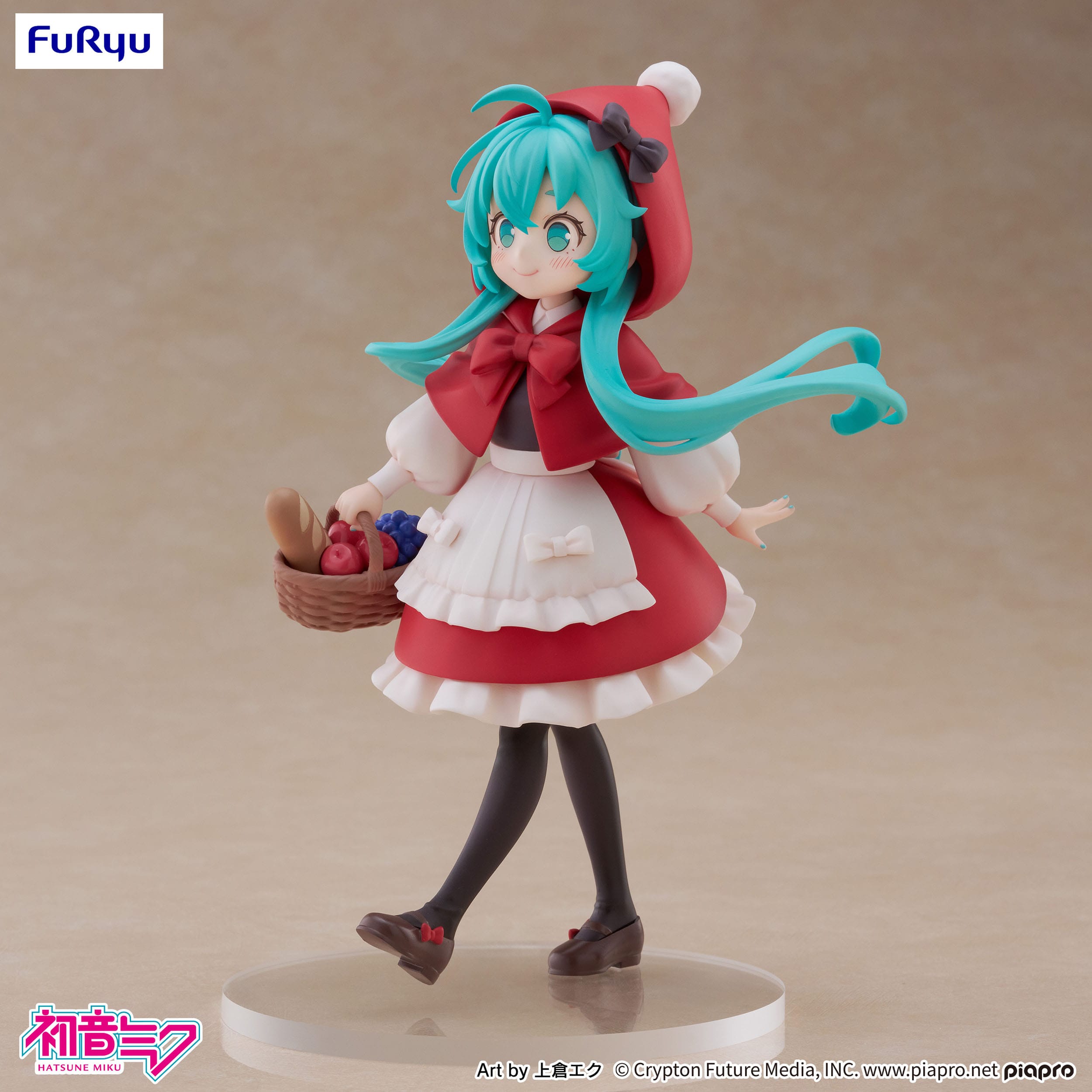 Hatsune Miku Desktop Fairy PVC Statue Hatsune Miku Little red riding hood Ver. 16 cm Prizefiguren Yokina