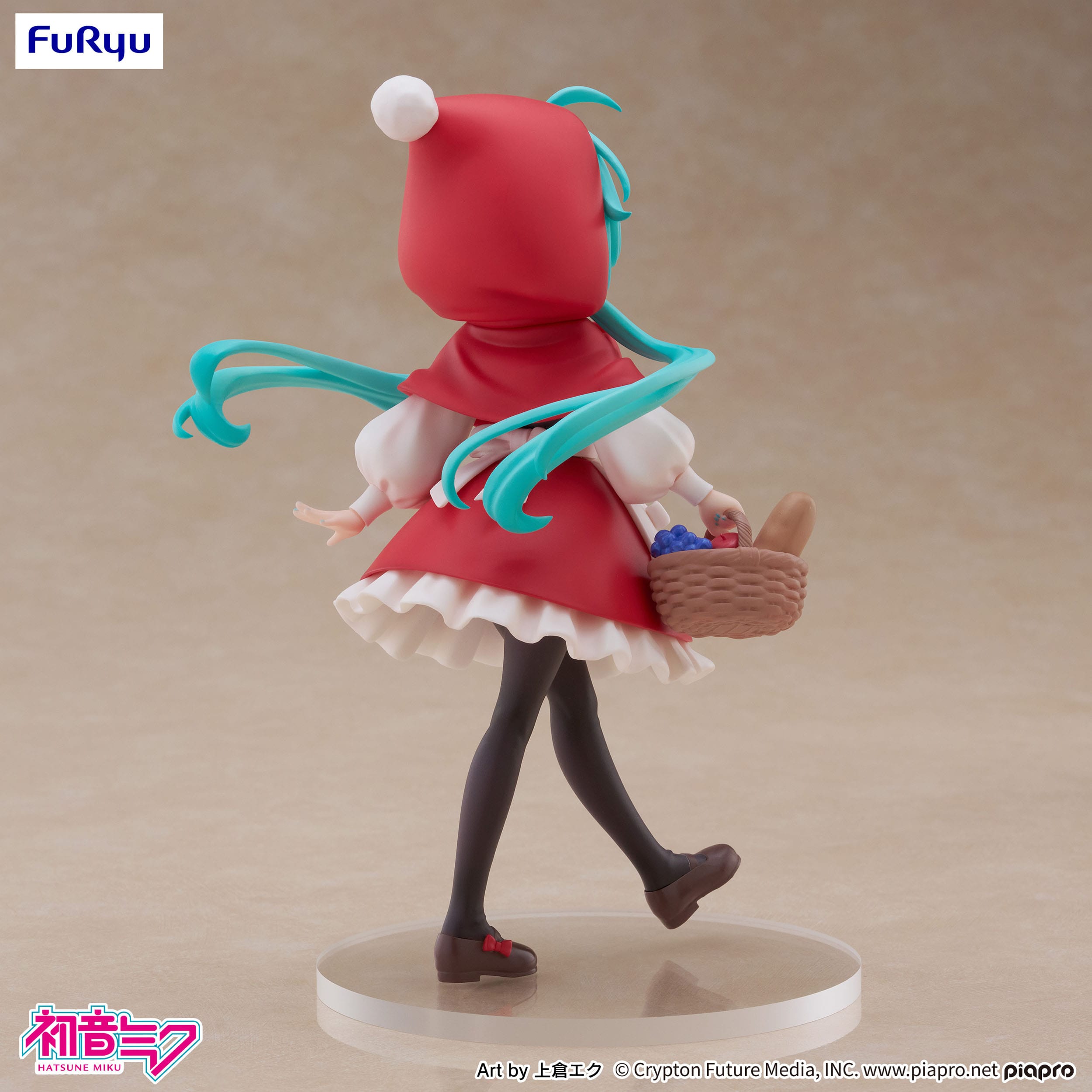 Hatsune Miku Desktop Fairy PVC Statue Hatsune Miku Little red riding hood Ver. 16 cm Prizefiguren Yokina