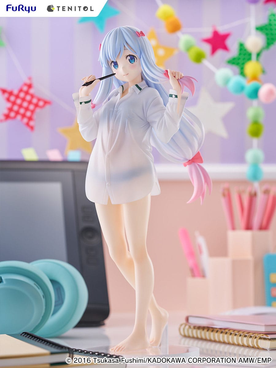 Eromanga Sensei Tenitol Tall PVC Statue Sagiri Izumi Shirts Ver. 30 cm Prizefiguren Yokina