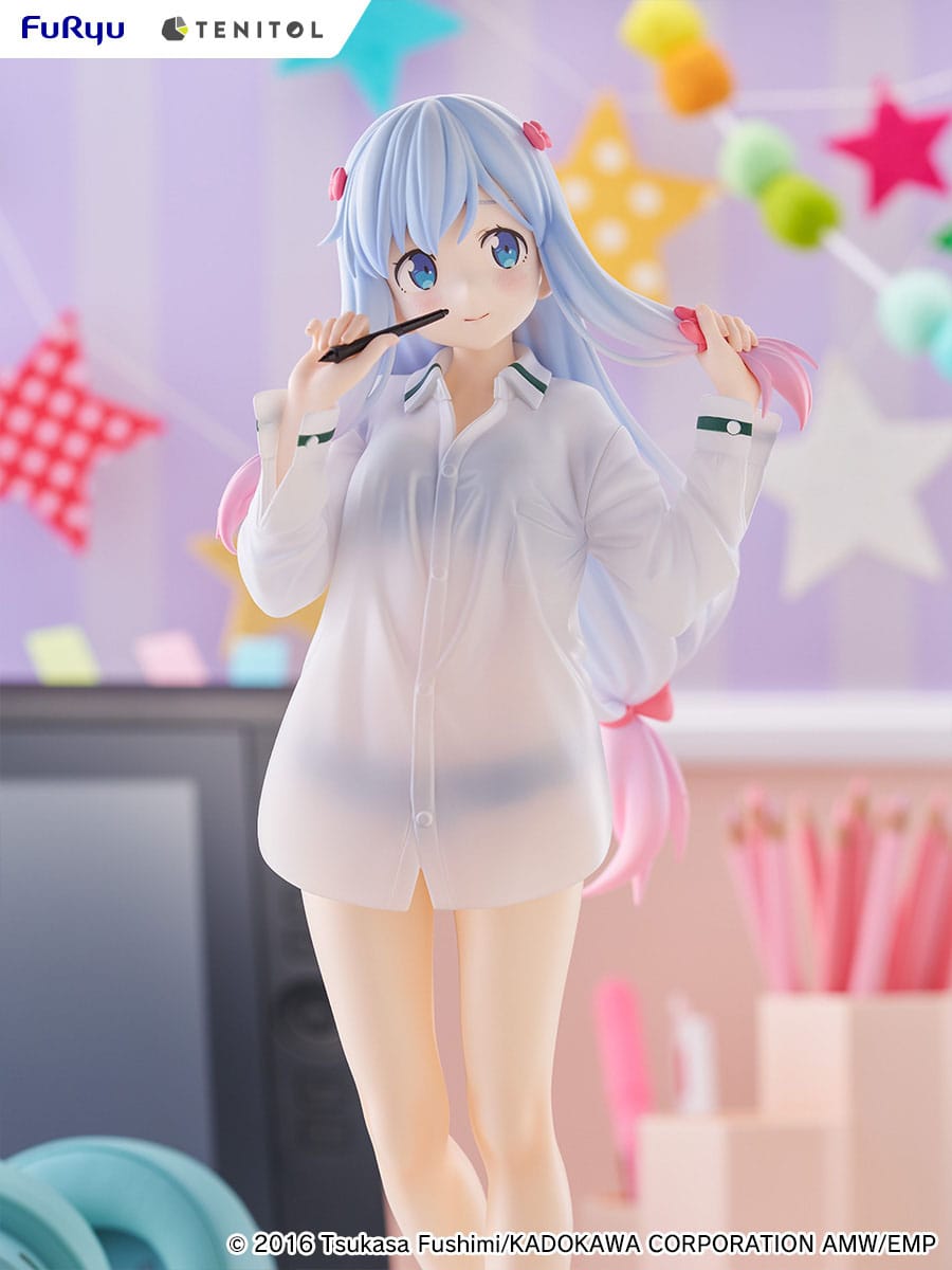 Eromanga Sensei Tenitol Tall PVC Statue Sagiri Izumi Shirts Ver. 30 cm Prizefiguren Yokina