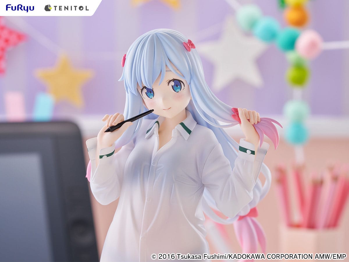 Eromanga Sensei Tenitol Tall PVC Statue Sagiri Izumi Shirts Ver. 30 cm Prizefiguren Yokina