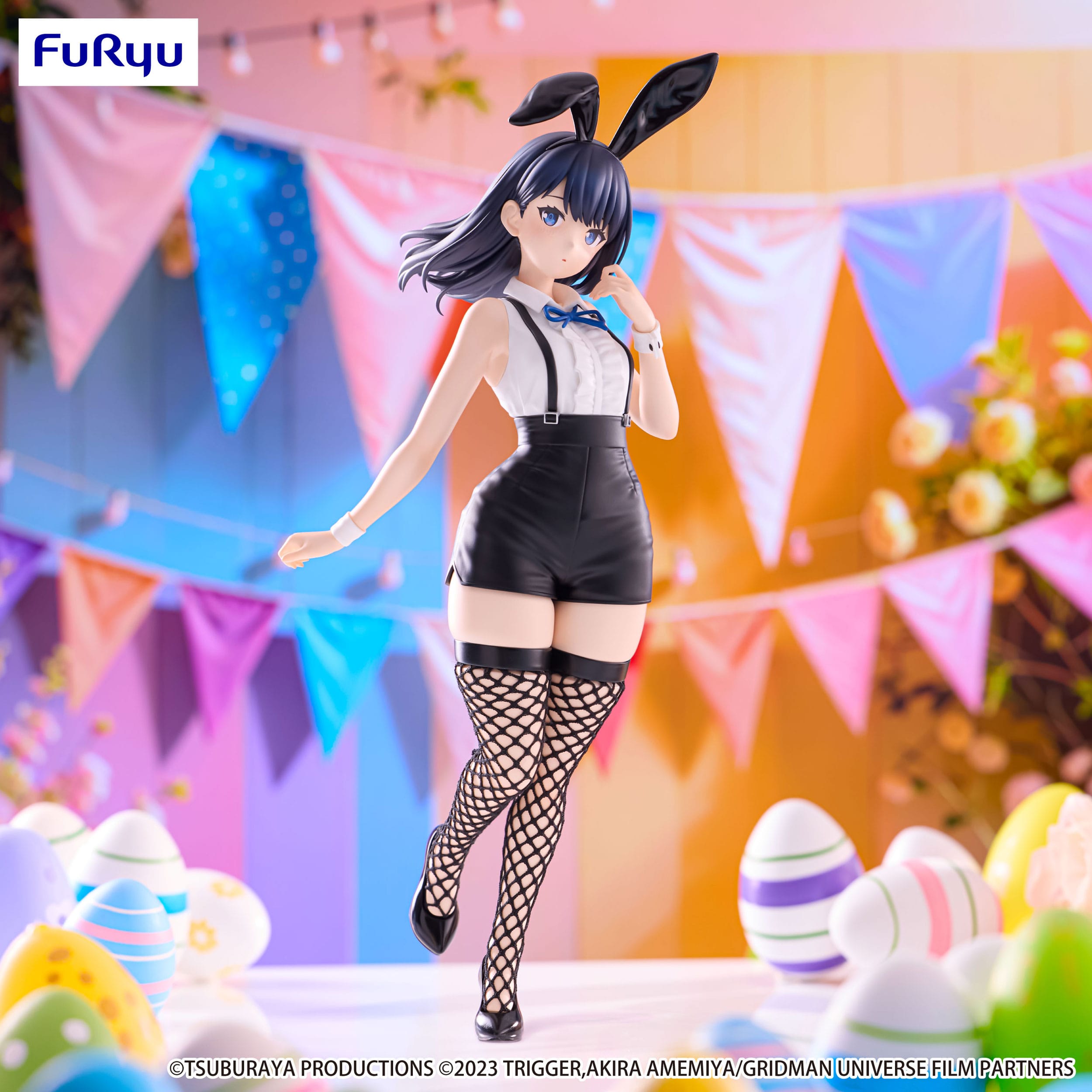 Gridman Universe BiCute Bunnies PVC Statue Rikka Takarada Easter Bunny Ver. 28 cm Prizefiguren Yokina