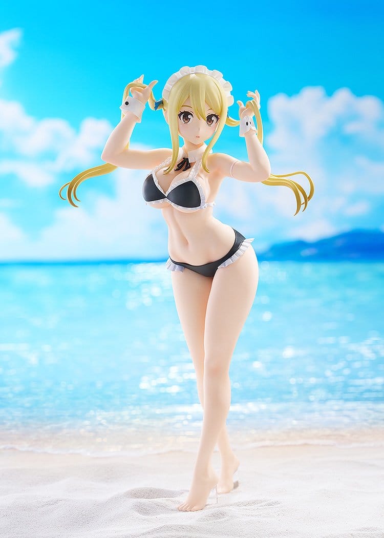 Fairy Tail 100 Years Quest Beach Queens Pop Up Parade PVC Statue Lucy Heartfilia: Virgo Form Swimsuit Ver. L Size 23 cm Prizefiguren Yokina