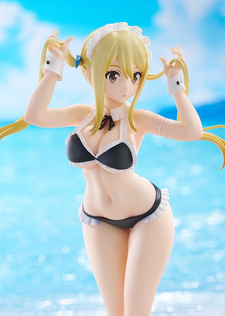 Fairy Tail 100 Years Quest Beach Queens Pop Up Parade PVC Statue Lucy Heartfilia: Virgo Form Swimsuit Ver. L Size 23 cm Prizefiguren Yokina
