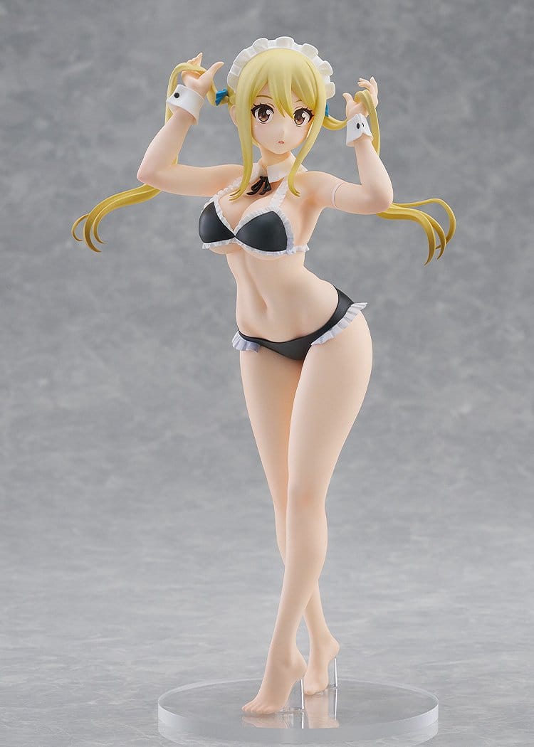 Fairy Tail 100 Years Quest Beach Queens Pop Up Parade PVC Statue Lucy Heartfilia: Virgo Form Swimsuit Ver. L Size 23 cm Prizefiguren Yokina