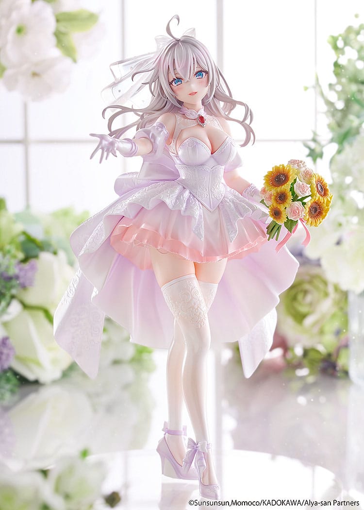 Alya Sometimes Hides Her Feelings in Russian Statue 1/7 Alisa Mikhailovna Kujou Wedding Dress Ver. 24 cm Scalefiguren Yokina