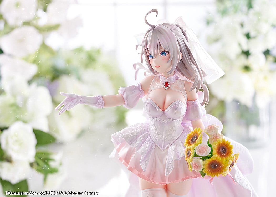 Alya Sometimes Hides Her Feelings in Russian Statue 1/7 Alisa Mikhailovna Kujou Wedding Dress Ver. 24 cm Scalefiguren Yokina