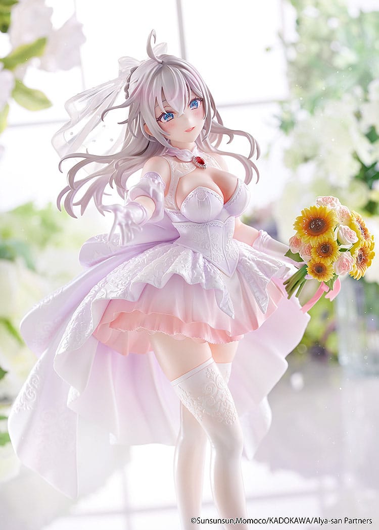 Alya Sometimes Hides Her Feelings in Russian Statue 1/7 Alisa Mikhailovna Kujou Wedding Dress Ver. 24 cm Scalefiguren Yokina