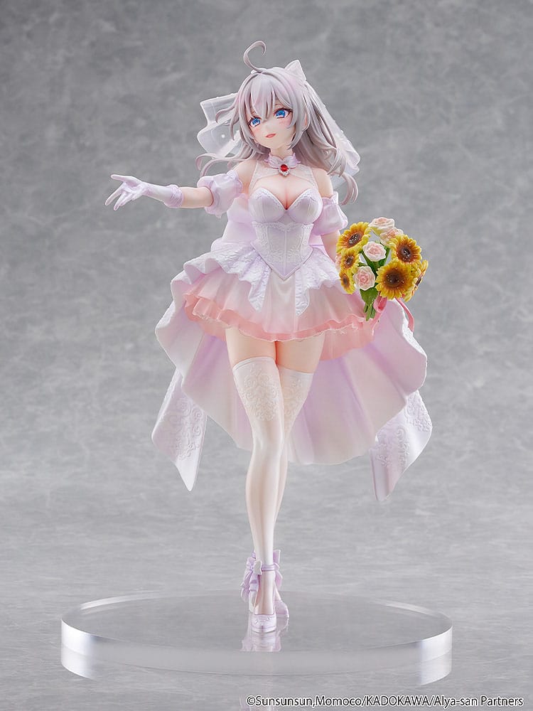 Alya Sometimes Hides Her Feelings in Russian Statue 1/7 Alisa Mikhailovna Kujou Wedding Dress Ver. 24 cm Scalefiguren Yokina