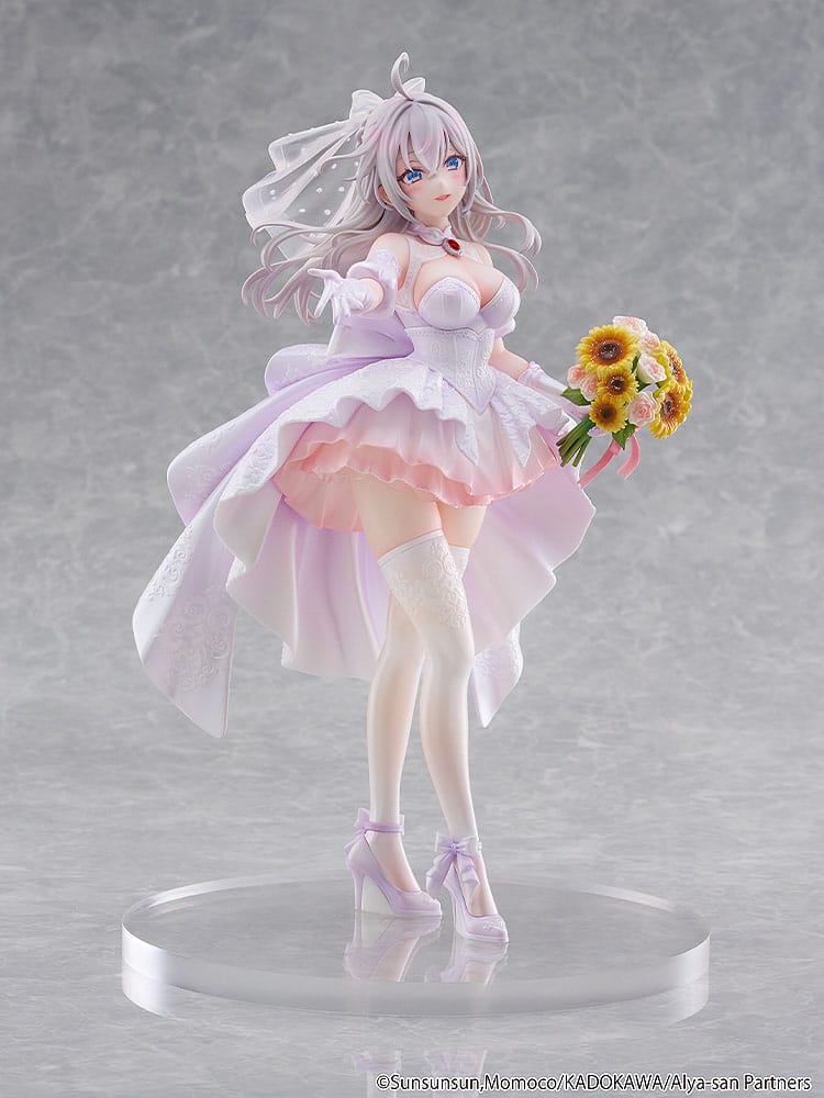 Alya Sometimes Hides Her Feelings in Russian Statue 1/7 Alisa Mikhailovna Kujou Wedding Dress Ver. 24 cm Scalefiguren Yokina