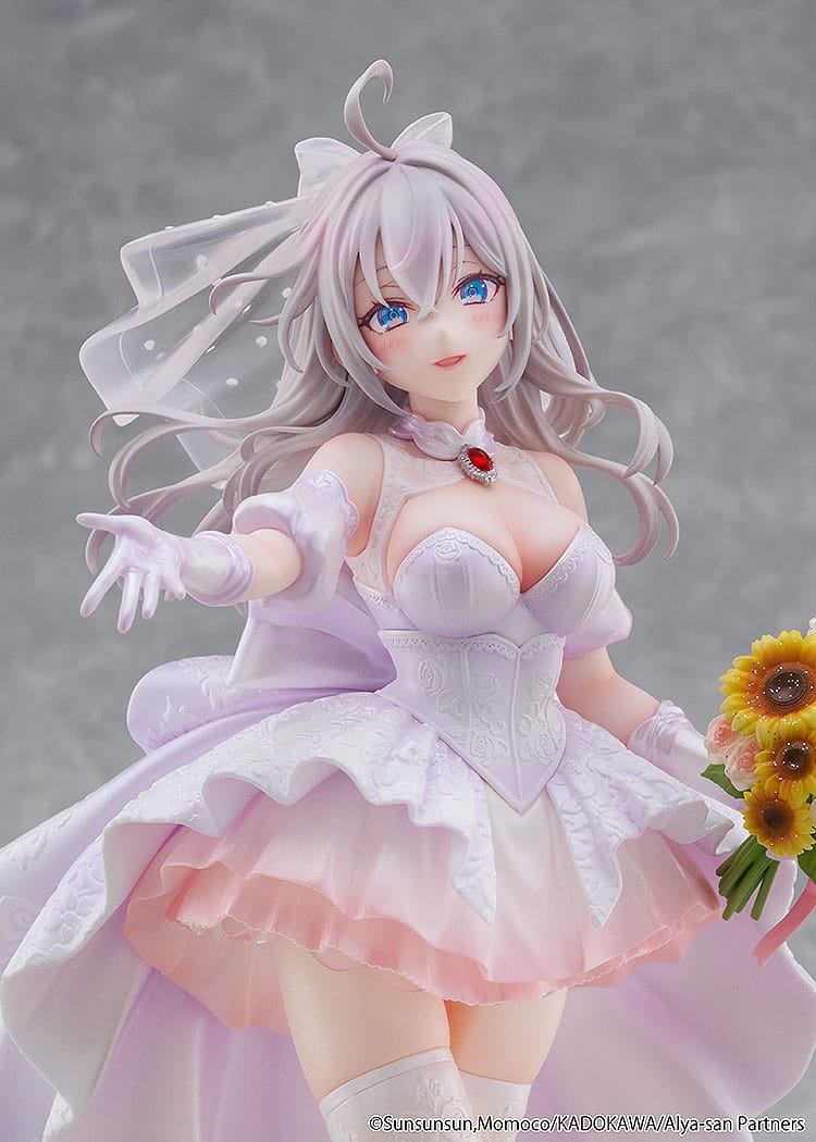 Alya Sometimes Hides Her Feelings in Russian Statue 1/7 Alisa Mikhailovna Kujou Wedding Dress Ver. 24 cm Scalefiguren Yokina