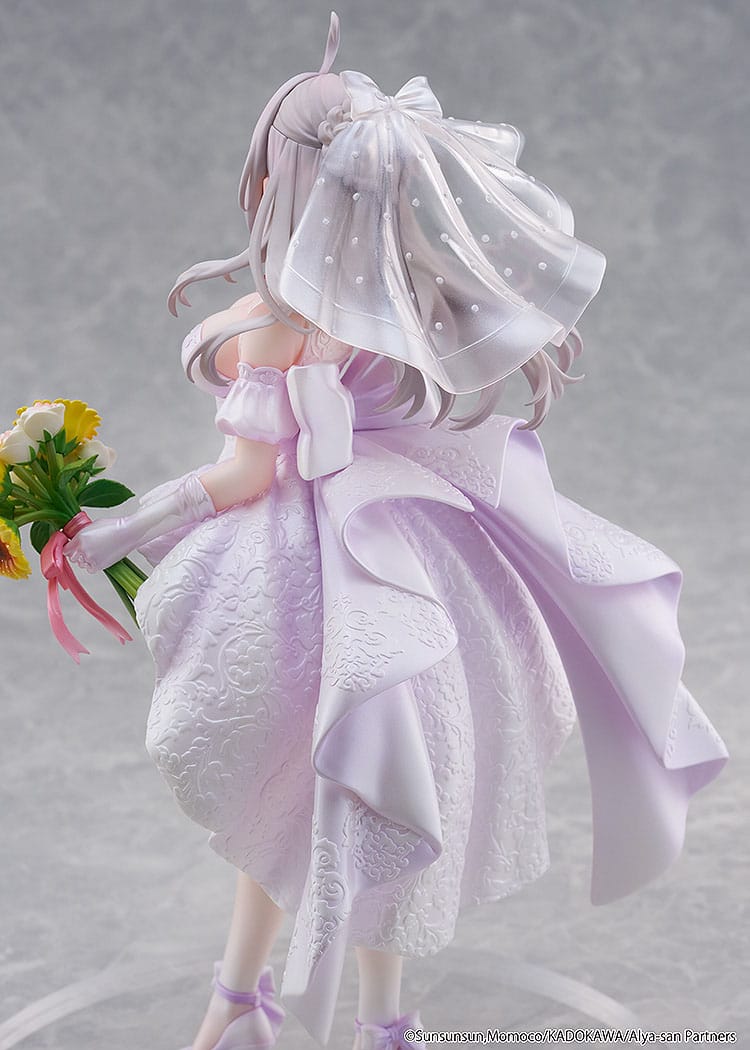 Alya Sometimes Hides Her Feelings in Russian Statue 1/7 Alisa Mikhailovna Kujou Wedding Dress Ver. 24 cm Scalefiguren Yokina