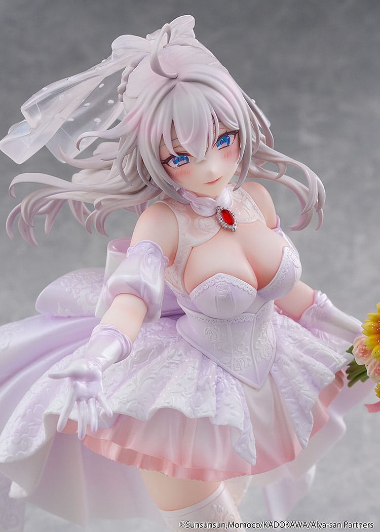 Alya Sometimes Hides Her Feelings in Russian Statue 1/7 Alisa Mikhailovna Kujou Wedding Dress Ver. 24 cm Scalefiguren Yokina