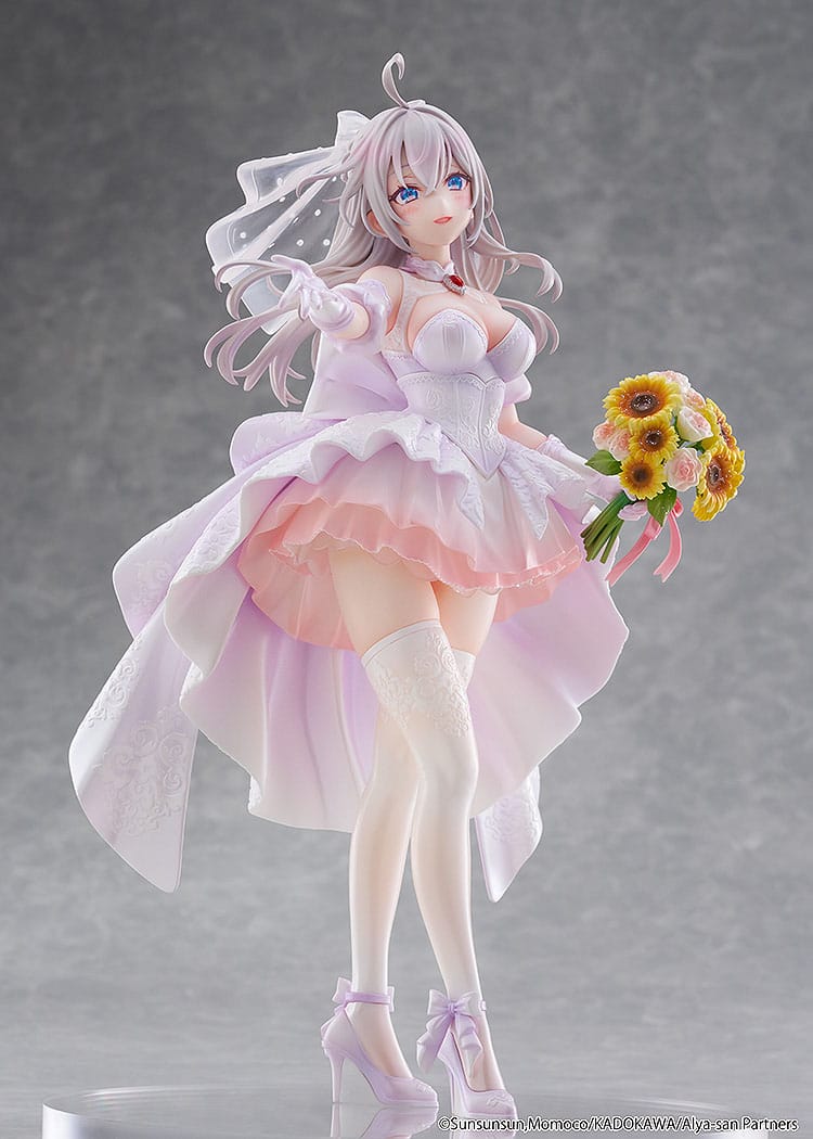 Alya Sometimes Hides Her Feelings in Russian Statue 1/7 Alisa Mikhailovna Kujou Wedding Dress Ver. 24 cm Scalefiguren Yokina