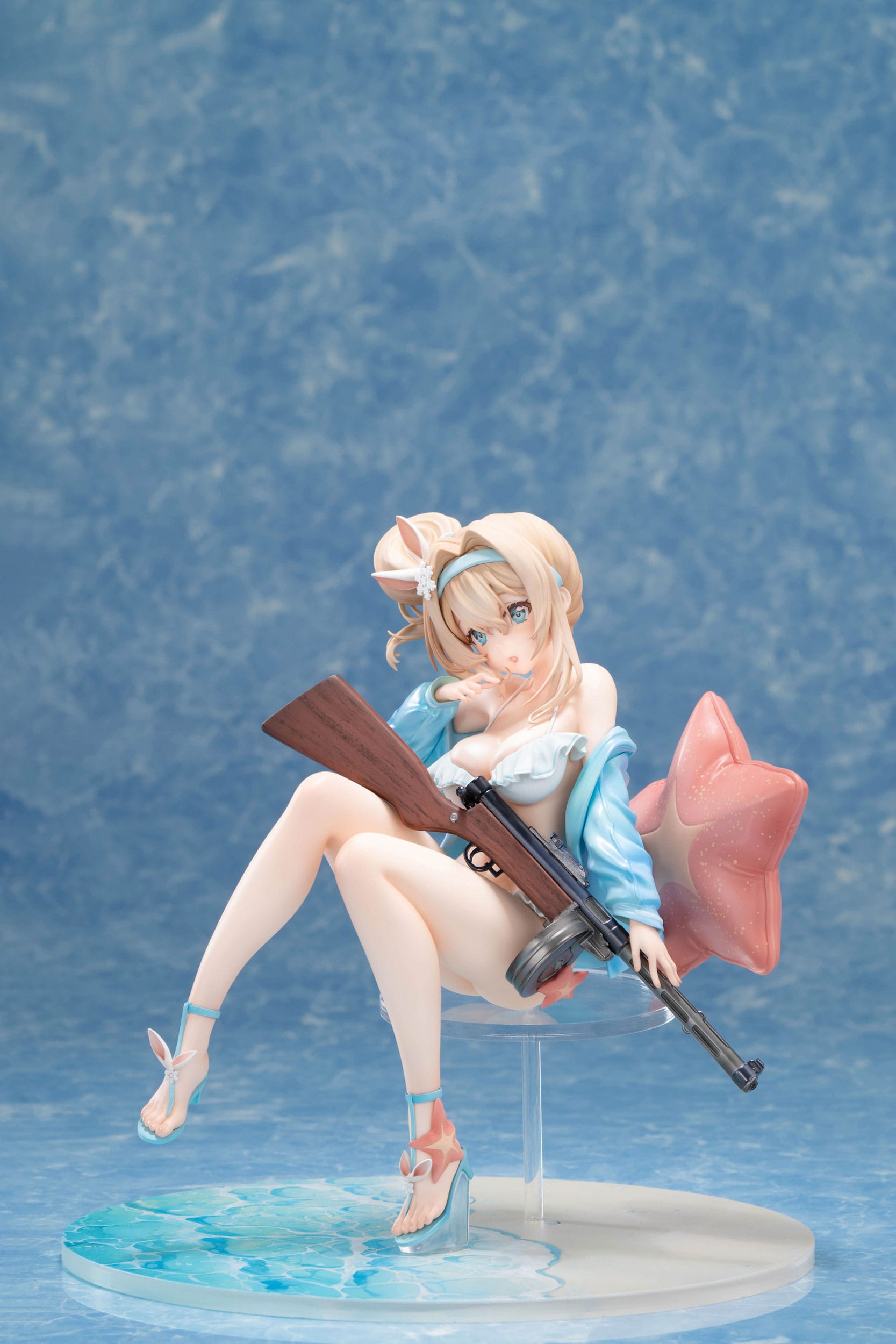 Girls' Frontline 2: Exilium PVC Statue 1/6 Suomi Sparkling Ocean Ver. 20 cm Scalefiguren Yokina