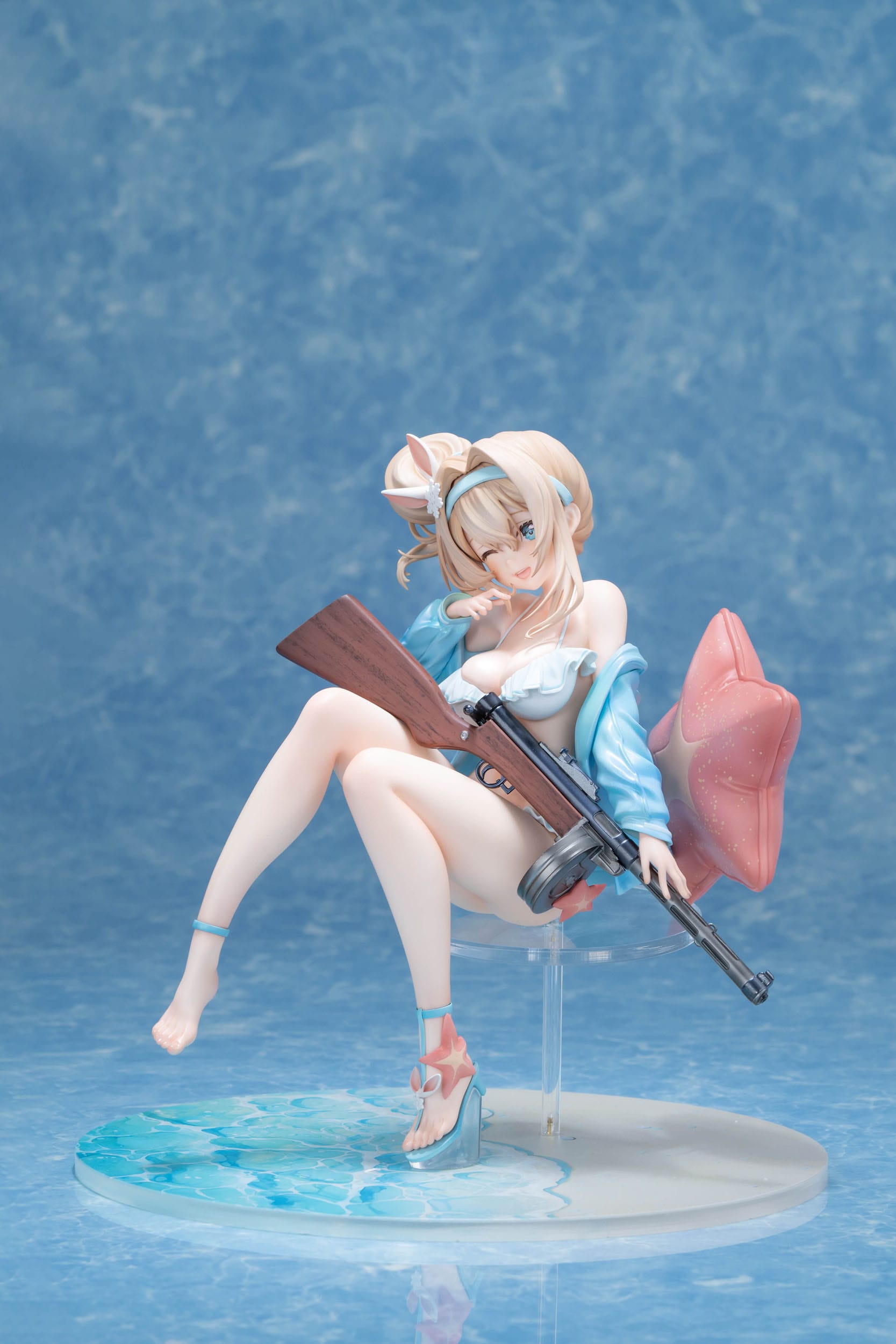 Girls' Frontline 2: Exilium PVC Statue 1/6 Suomi Sparkling Ocean Ver. 20 cm Scalefiguren Yokina