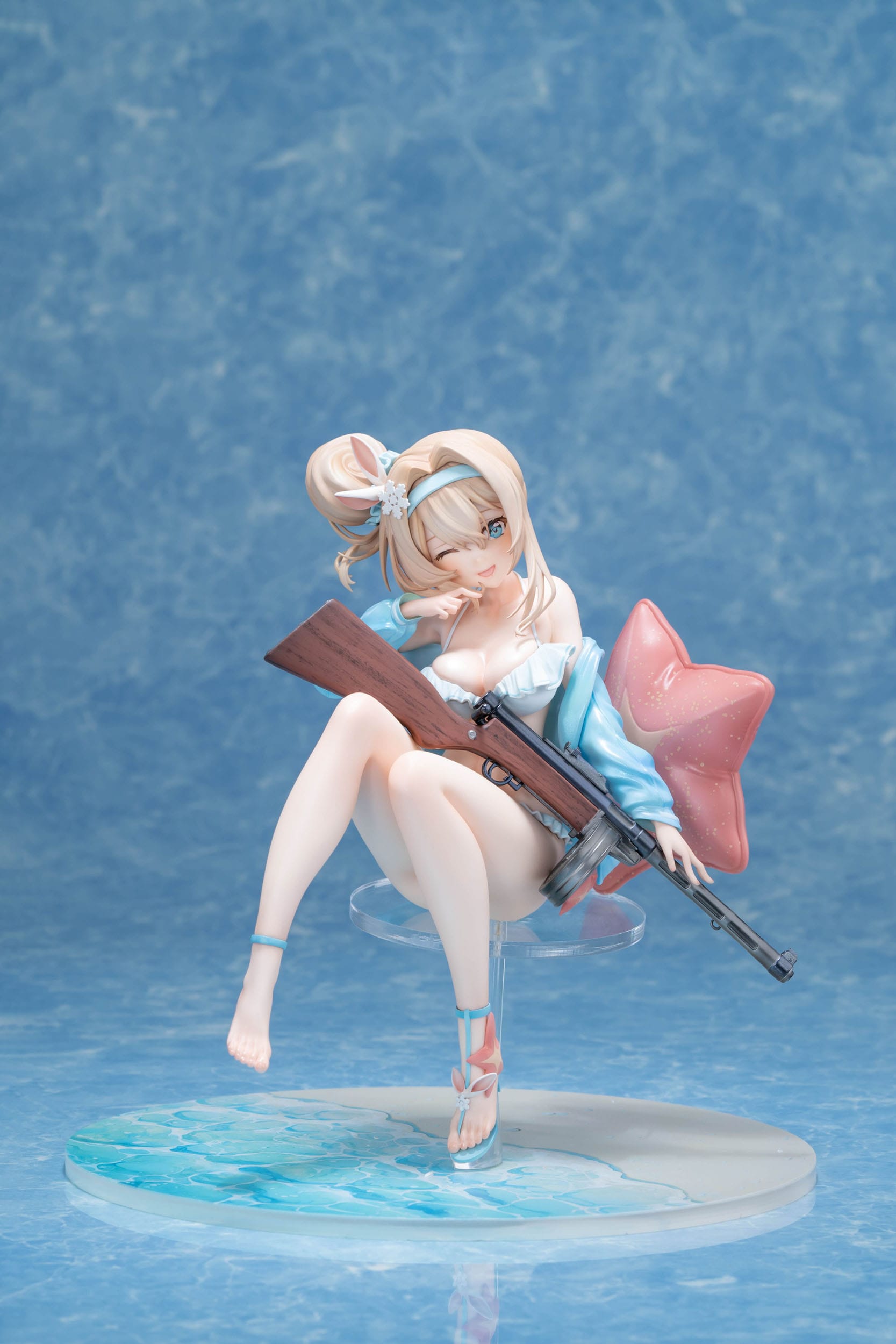 Girls' Frontline 2: Exilium PVC Statue 1/6 Suomi Sparkling Ocean Ver. 20 cm Scalefiguren Yokina