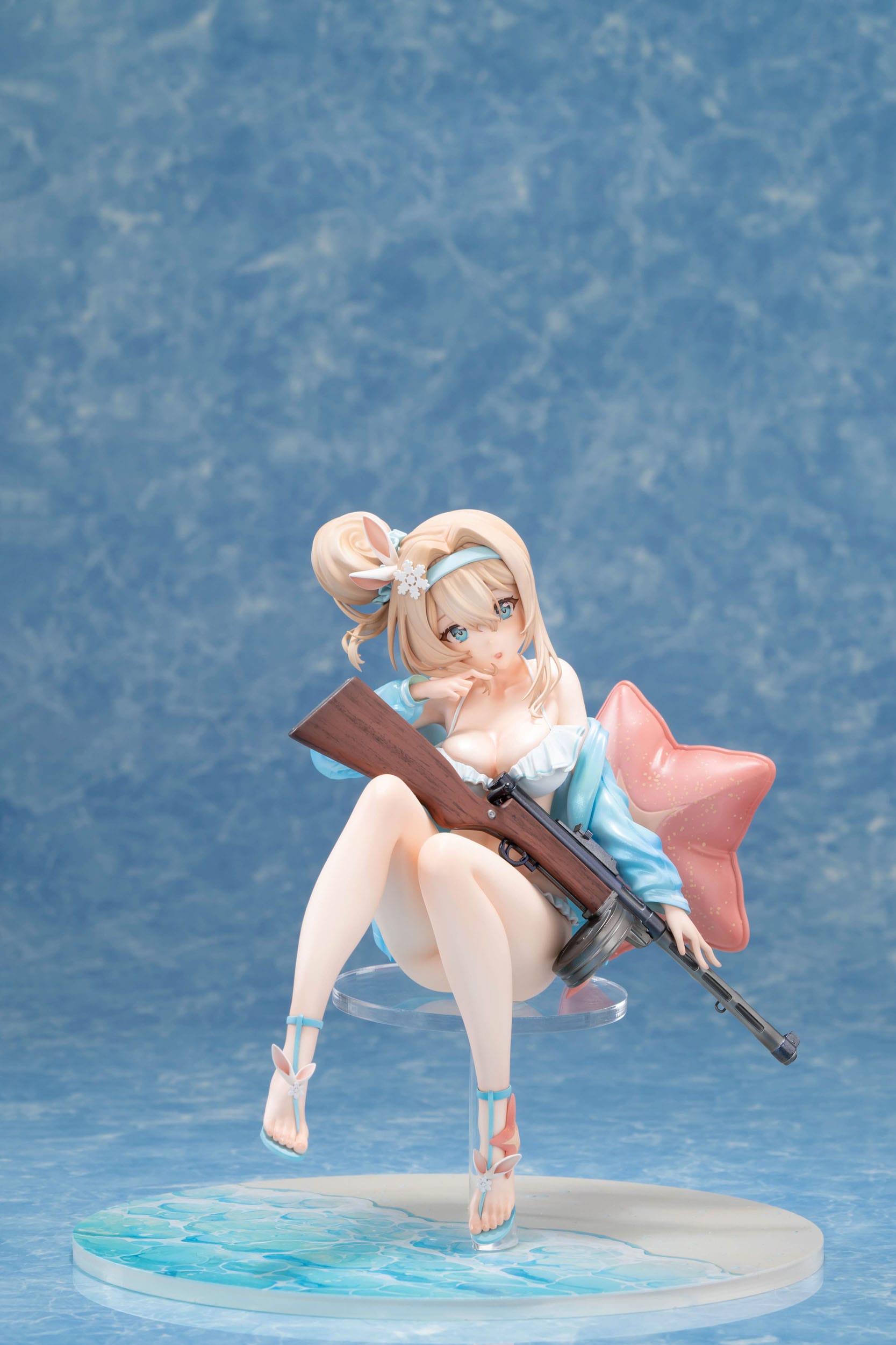 Girls' Frontline 2: Exilium PVC Statue 1/6 Suomi Sparkling Ocean Ver. 20 cm Scalefiguren Yokina