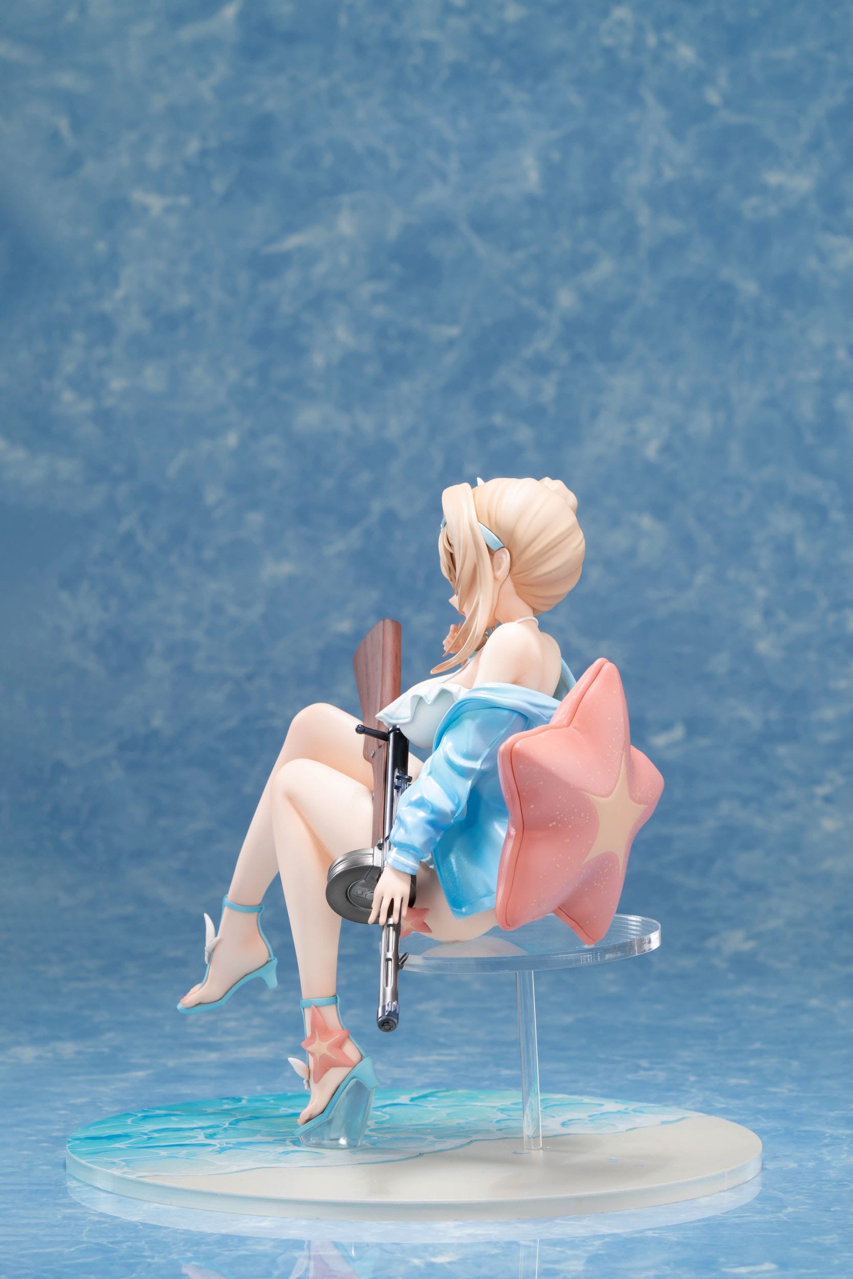 Girls' Frontline 2: Exilium PVC Statue 1/6 Suomi Sparkling Ocean Ver. 20 cm Scalefiguren Yokina