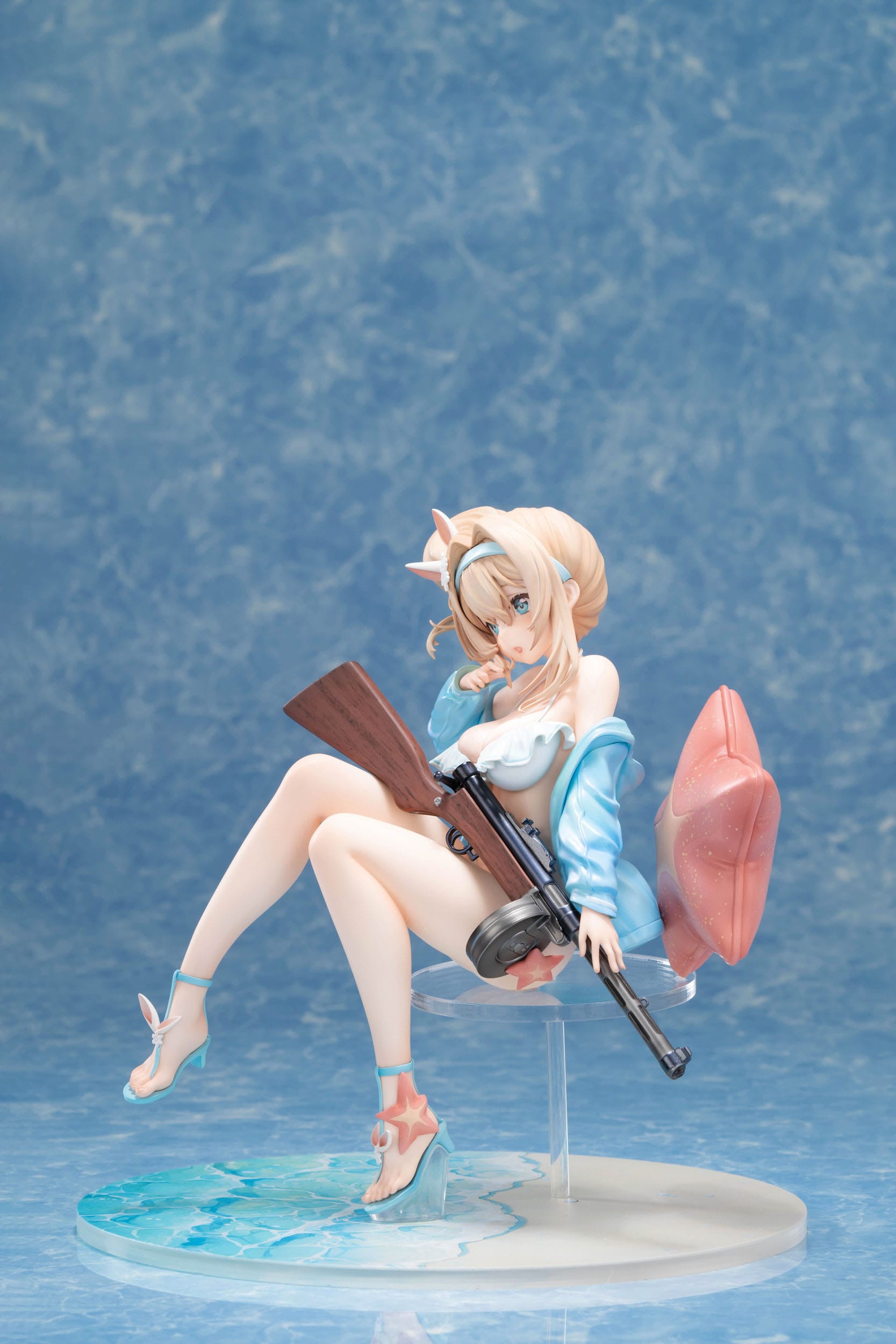 Girls' Frontline 2: Exilium PVC Statue 1/6 Suomi Sparkling Ocean Ver. 20 cm Scalefiguren Yokina