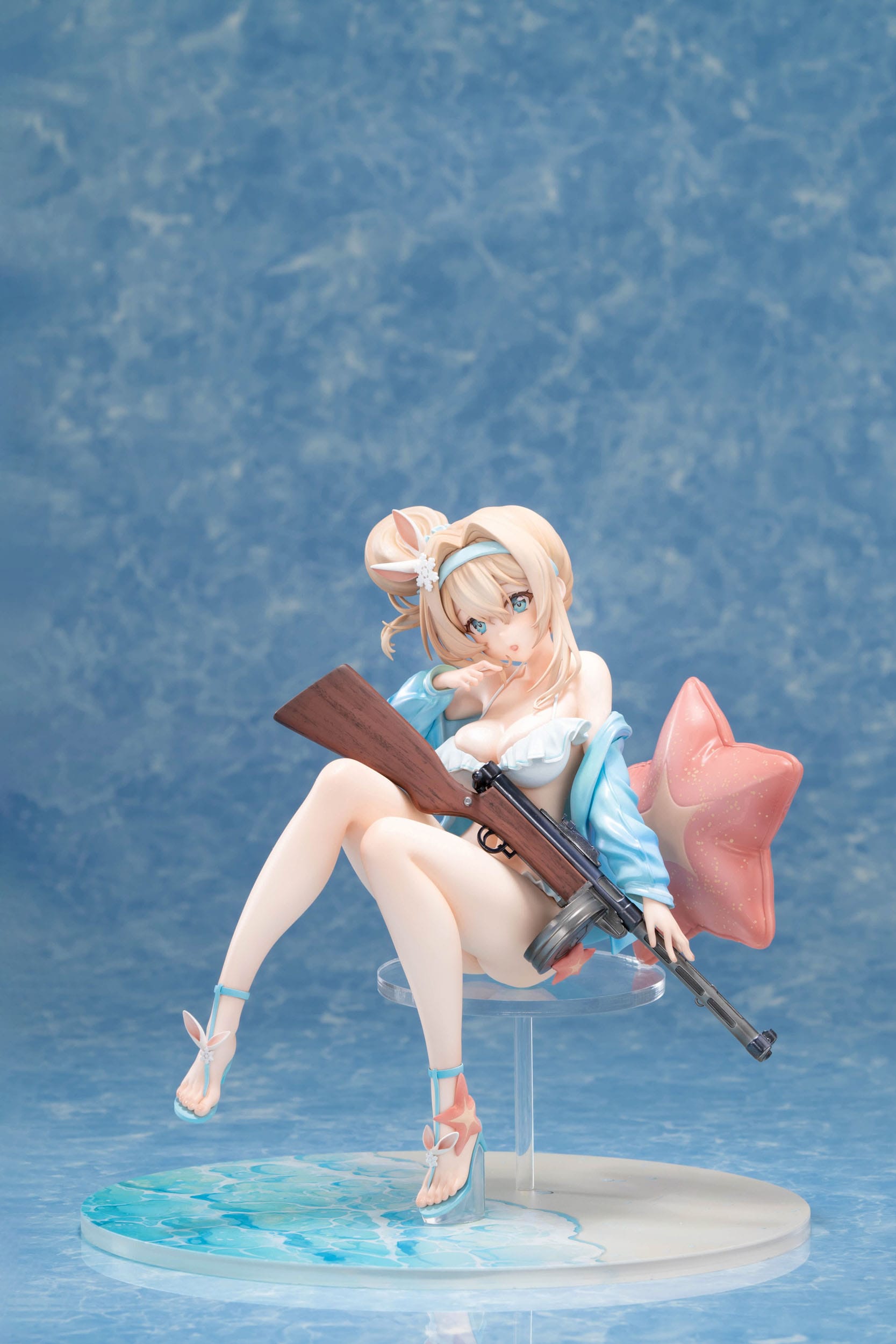 Girls' Frontline 2: Exilium PVC Statue 1/6 Suomi Sparkling Ocean Ver. 20 cm Scalefiguren Yokina