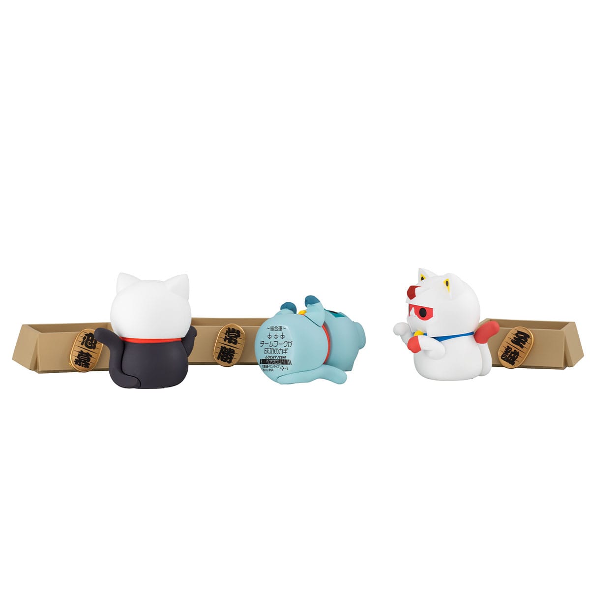 Mobile Suit Gundam Mega Cat Project 6 Blind Box Sammelfiguren Cats Luckycat 6 cm (with gift) Minifiguren Yokina