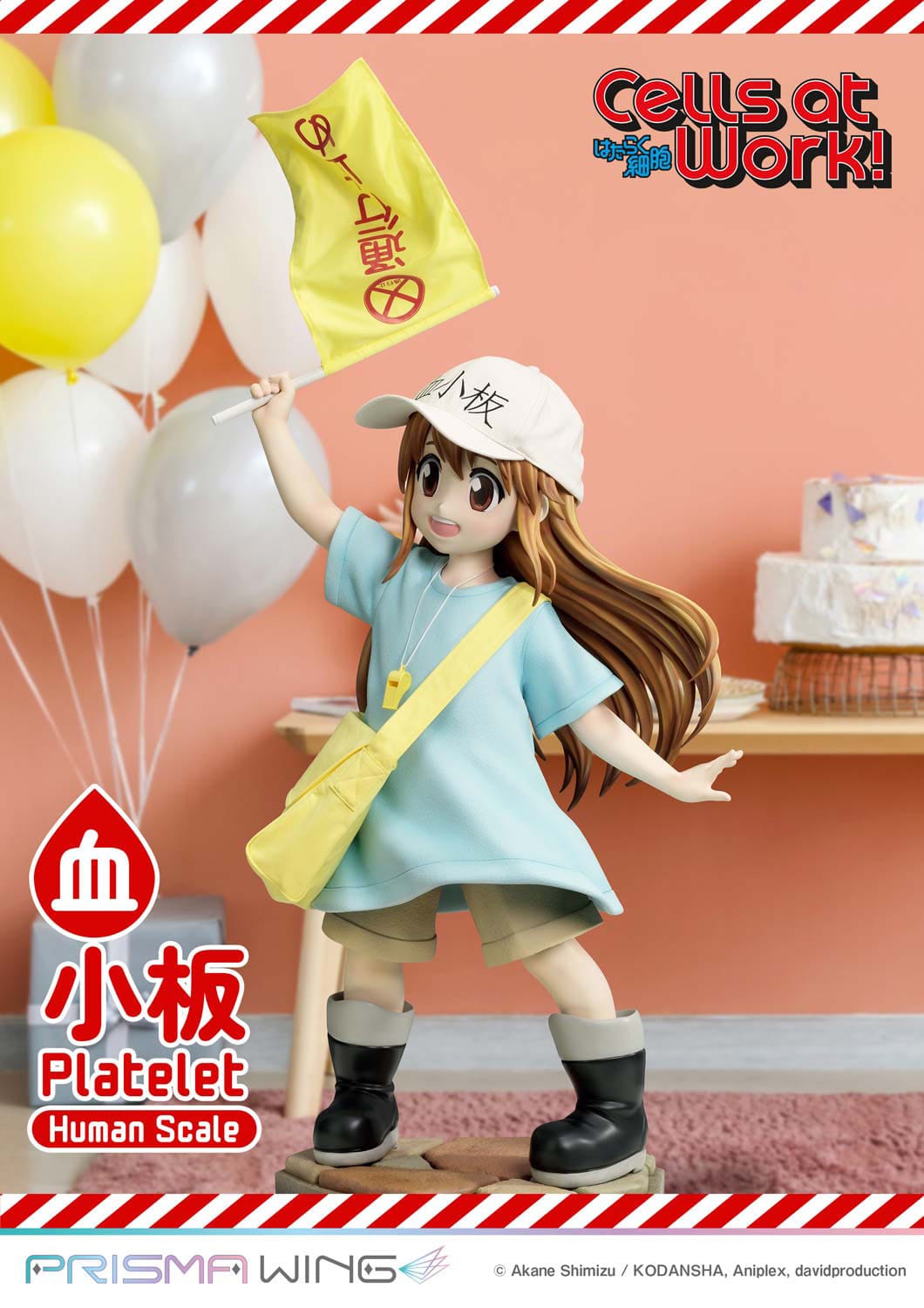 Cells at Work! Life Scale Masterline Series Statue Platelet 100 cm Scalefiguren Yokina