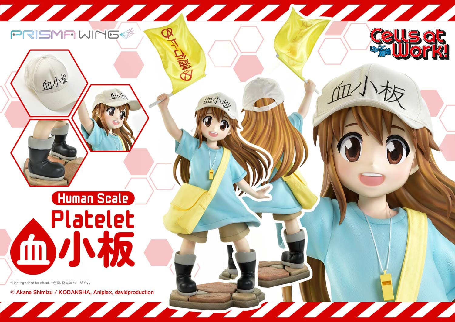Cells at Work! Life Scale Masterline Series Statue Platelet 100 cm Scalefiguren Yokina
