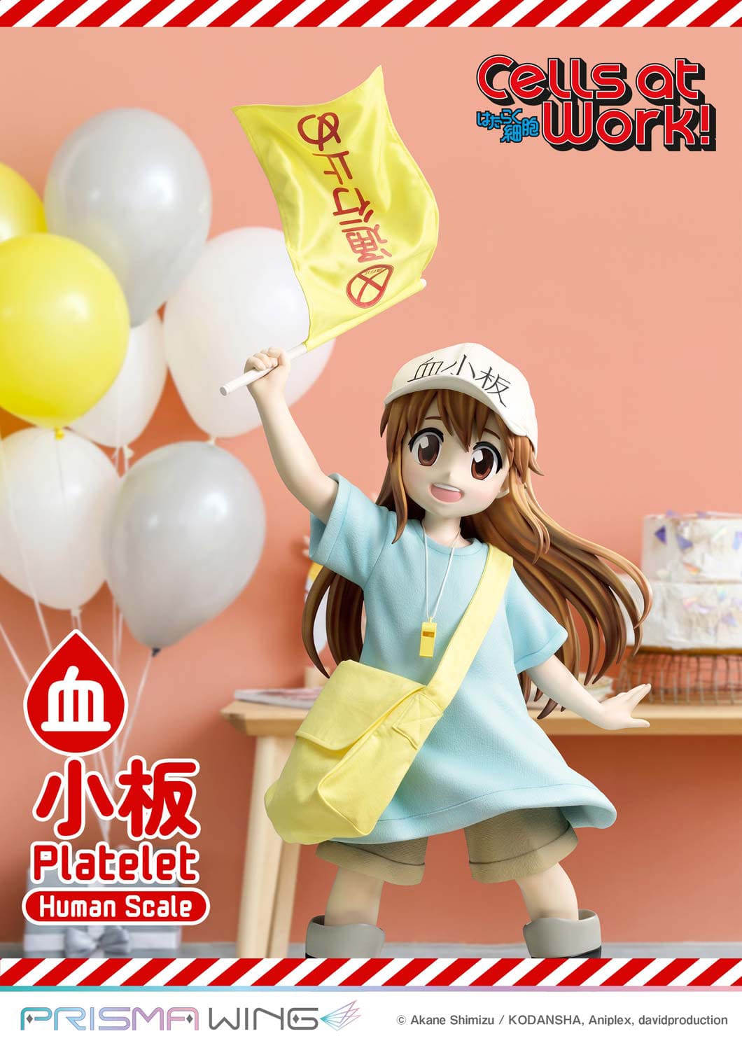 Cells at Work! Life Scale Masterline Series Statue Platelet 100 cm