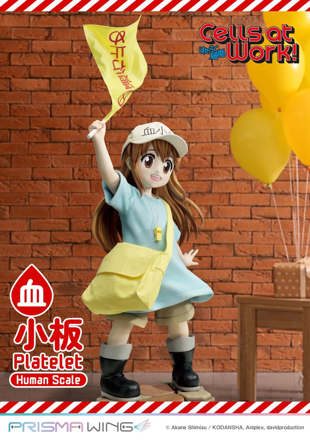 Cells at Work! Life Scale Masterline Series Statue Platelet 100 cm Scalefiguren Yokina