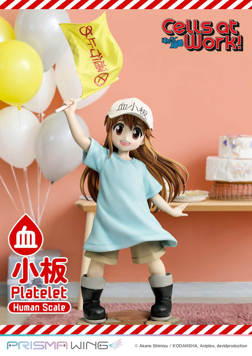 Cells at Work! Life Scale Masterline Series Statue Platelet 100 cm Scalefiguren Yokina
