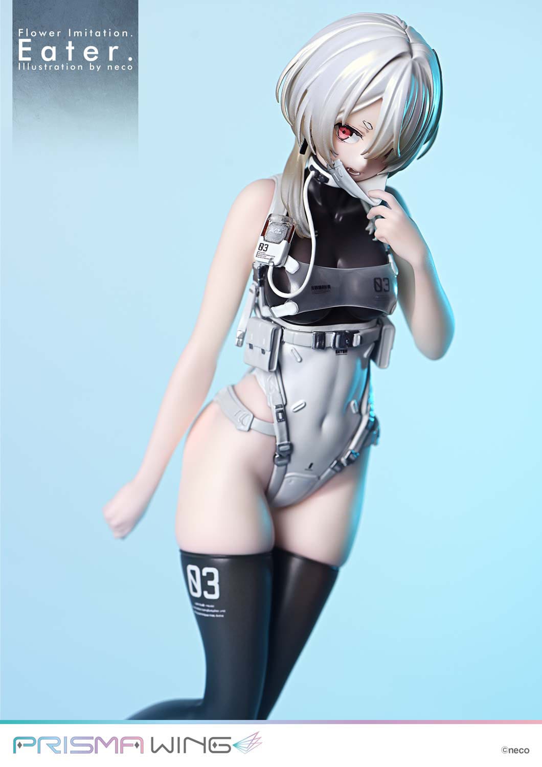 Flower Imitation Prisma Wing PVC Statue 1/7 Eater Illustration by neco 32 cm Scalefiguren Yokina