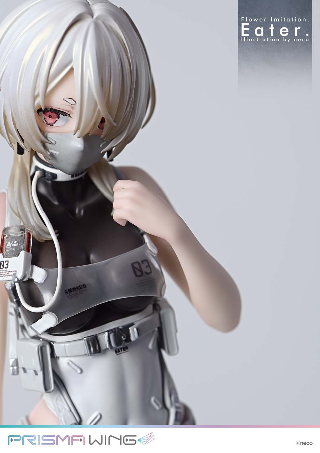 Flower Imitation Prisma Wing PVC Statue 1/7 Eater Illustration by neco 32 cm Scalefiguren Yokina