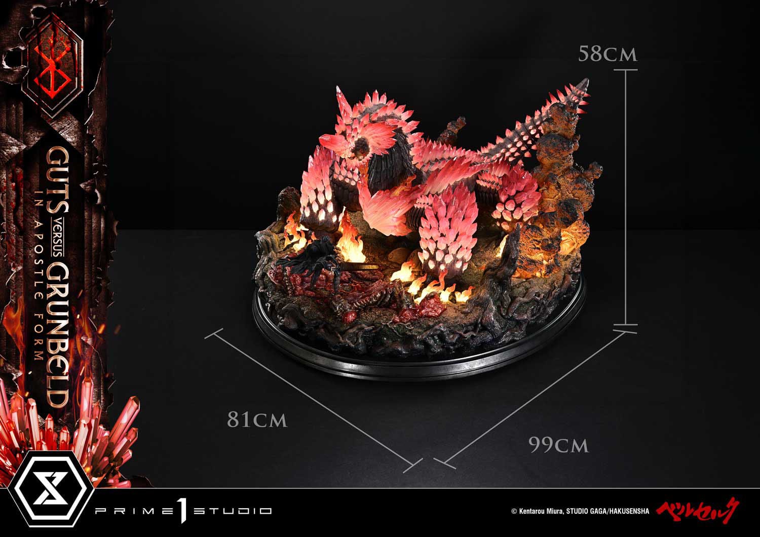Berserk Ultimate Diorama Masterline Series Statue Berserk Guts vs. Grunbeld in Apostle Form 58 cm Prizefiguren Yokina