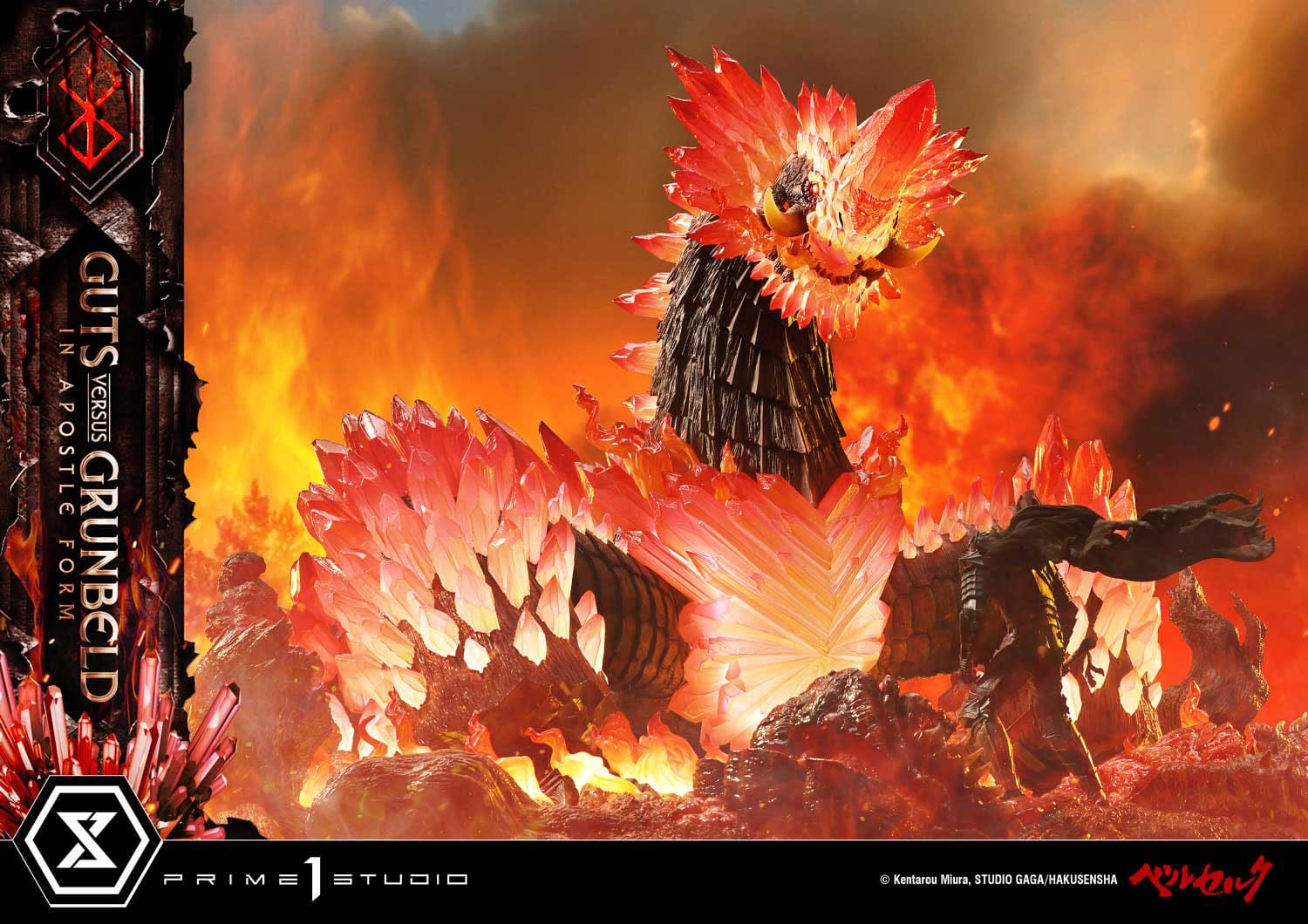 Berserk Ultimate Diorama Masterline Series Statue Berserk Guts vs. Grunbeld in Apostle Form 58 cm Prizefiguren Yokina