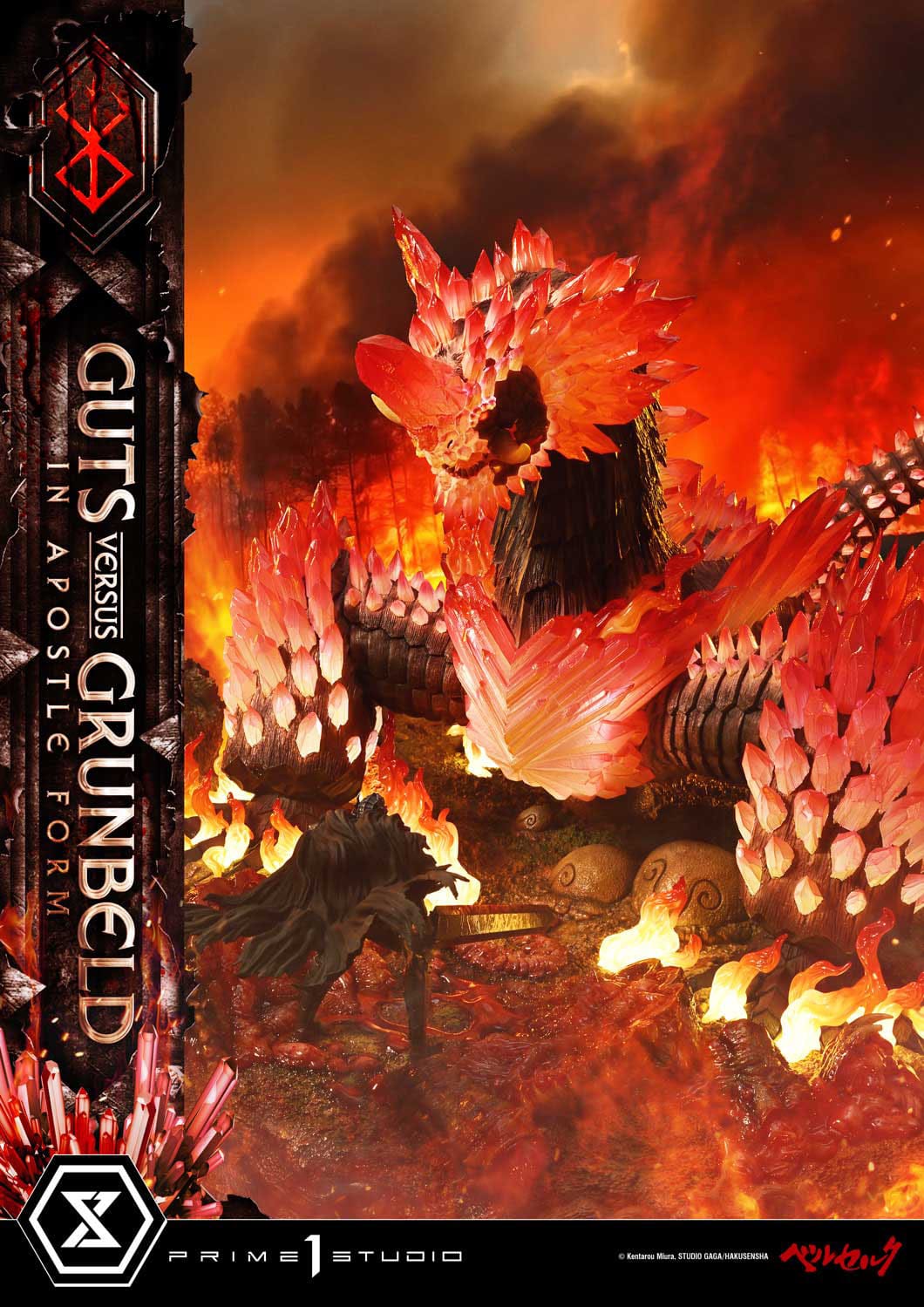 Berserk Ultimate Diorama Masterline Series Statue Berserk Guts vs. Grunbeld in Apostle Form 58 cm Prizefiguren Yokina