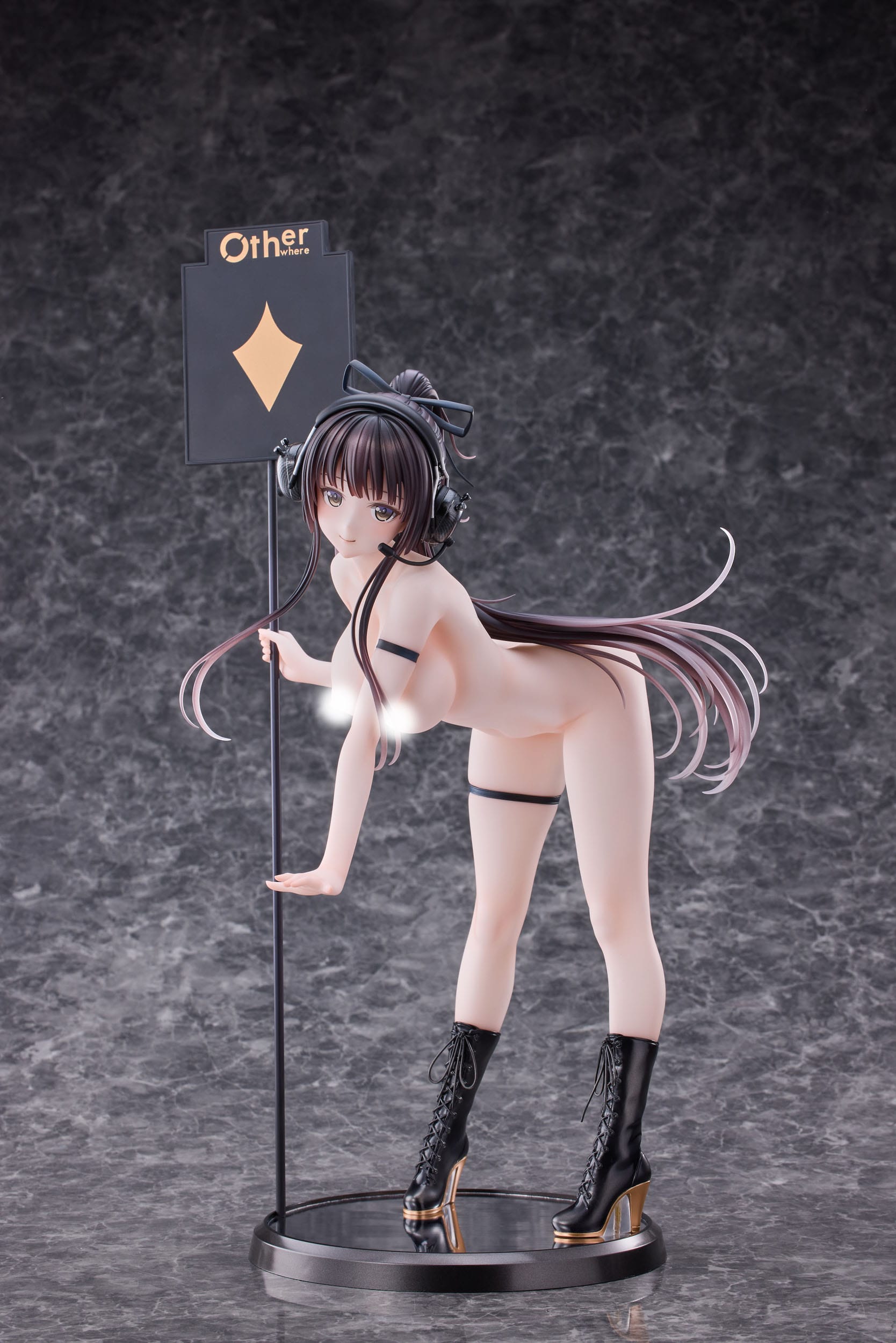 Original Character PVC Statue 1/4 Racing Girl Kurumizawa 43 cm Hentai Yokina