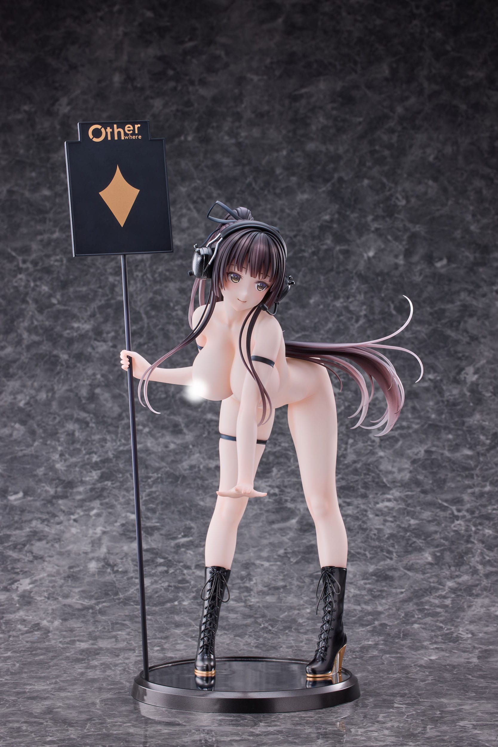 Original Character PVC Statue 1/4 Racing Girl Kurumizawa 43 cm Hentai Yokina