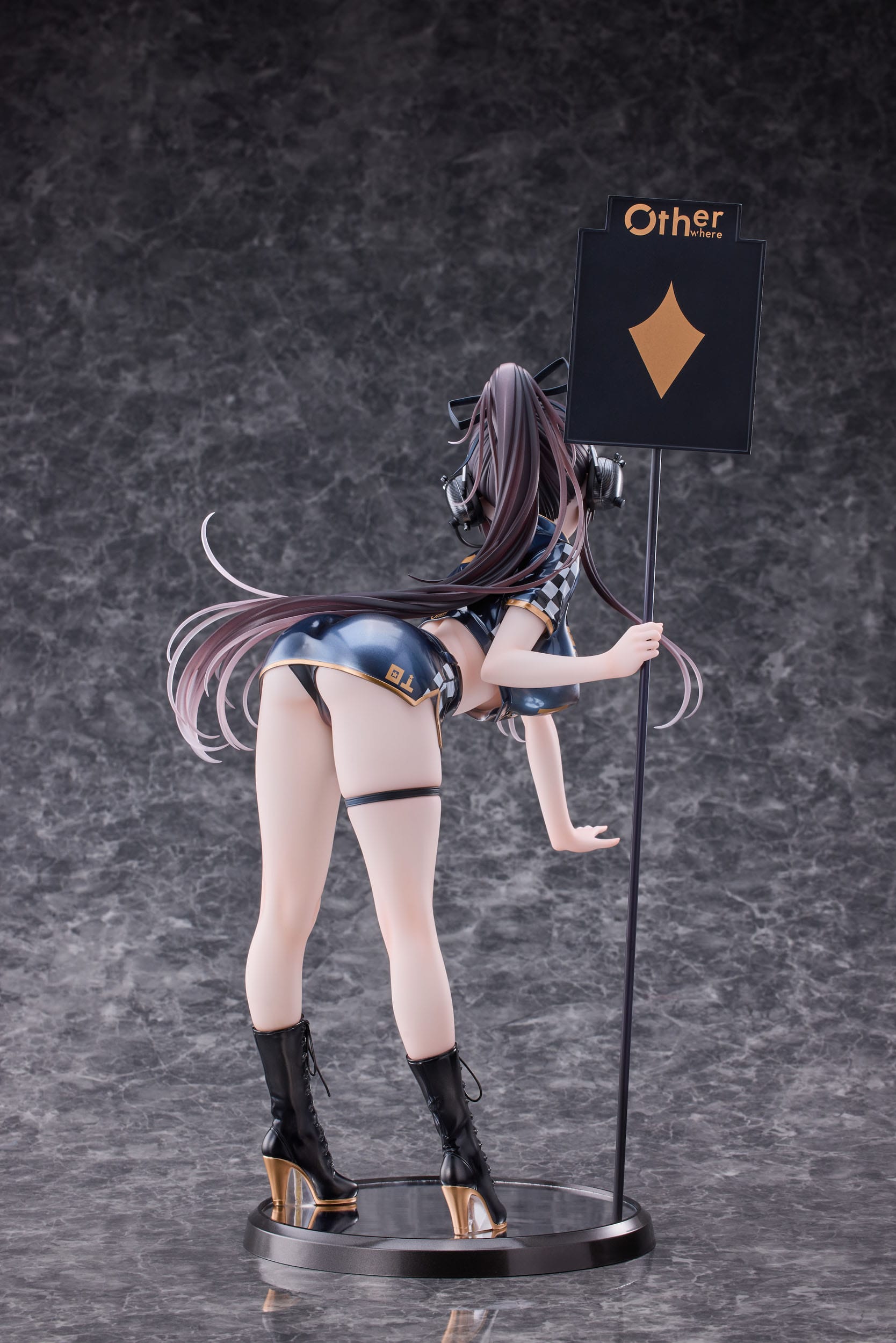 Original Character PVC Statue 1/4 Racing Girl Kurumizawa 43 cm Hentai Yokina