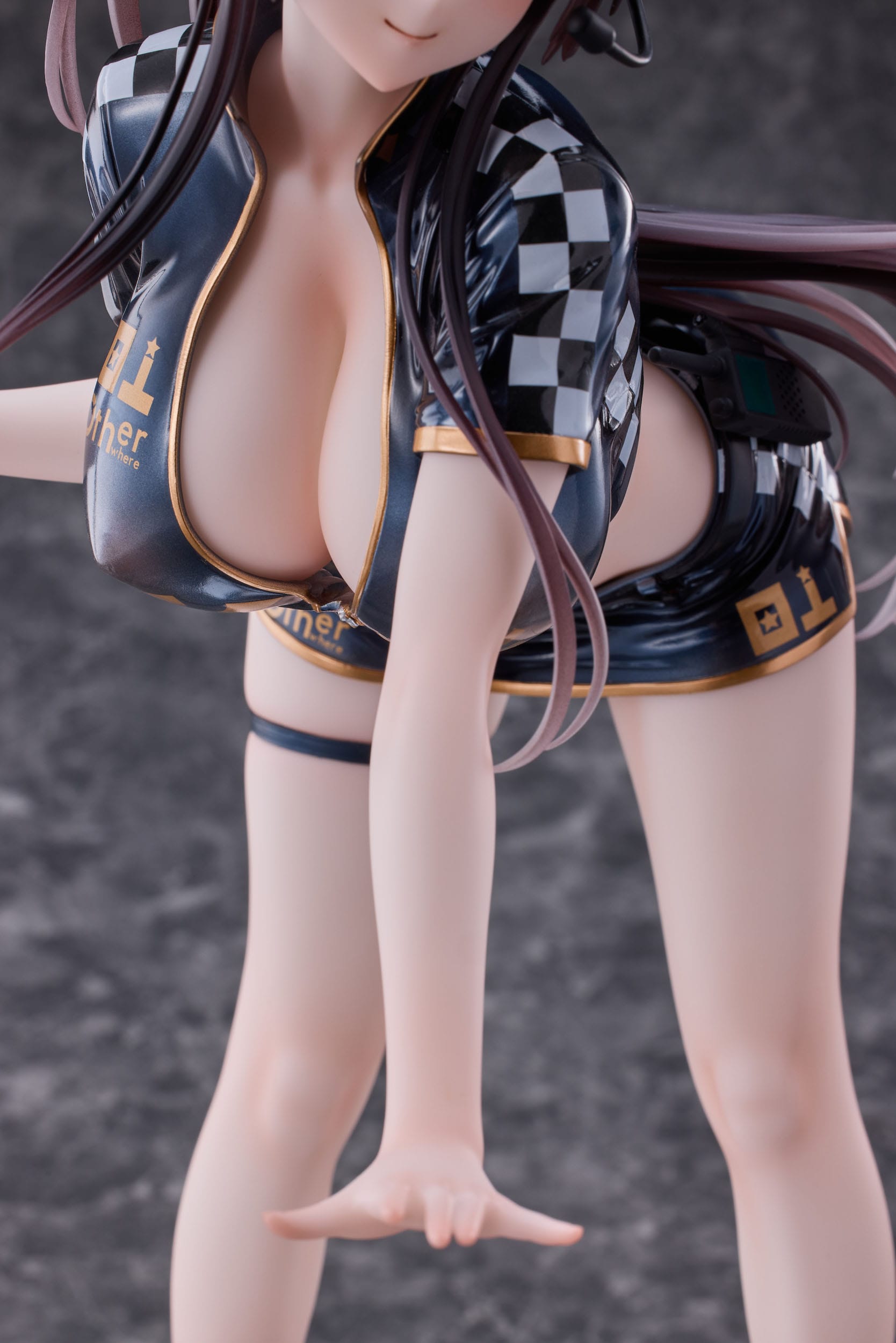Original Character PVC Statue 1/4 Racing Girl Kurumizawa 43 cm Hentai Yokina