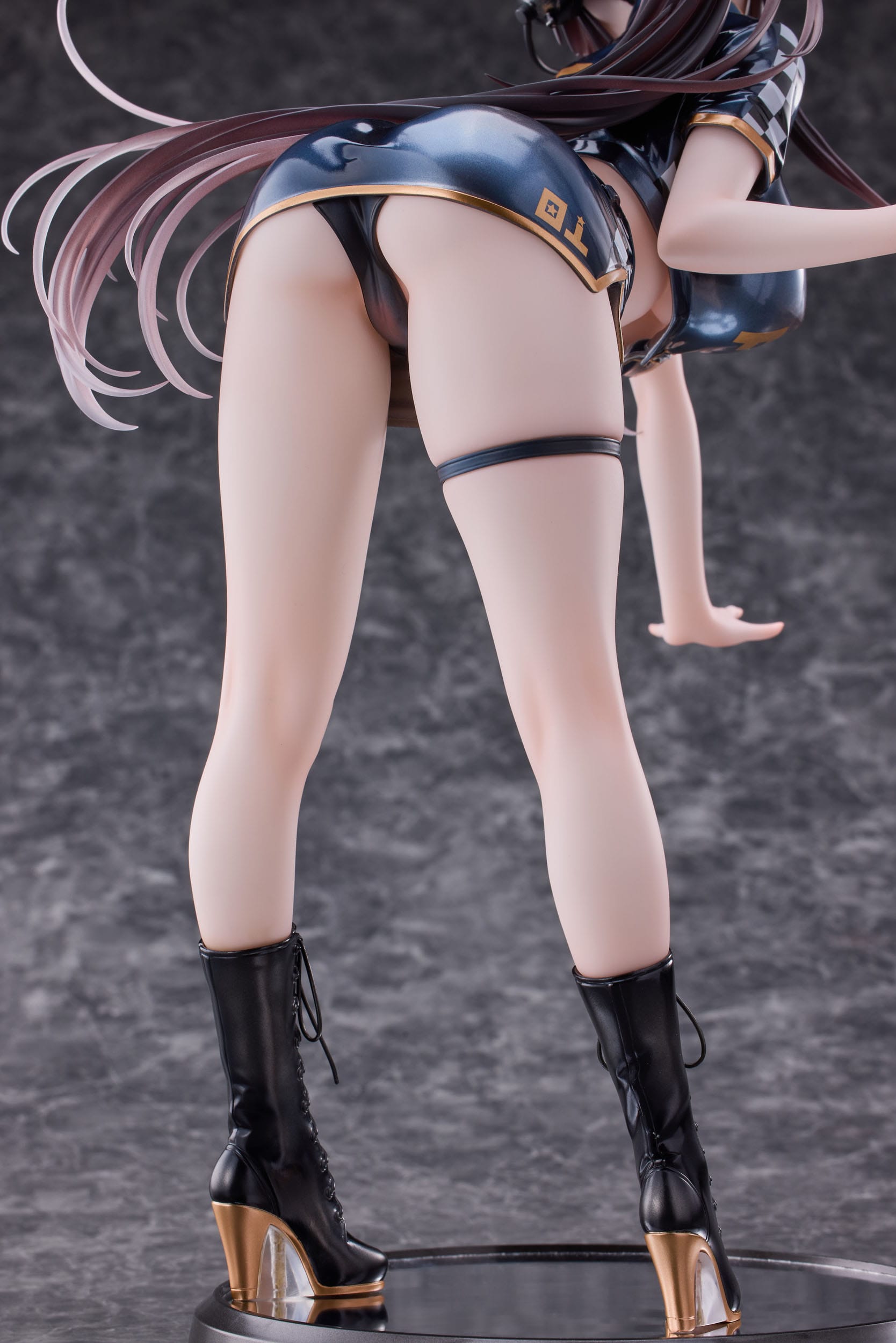 Original Character PVC Statue 1/4 Racing Girl Kurumizawa 43 cm Hentai Yokina